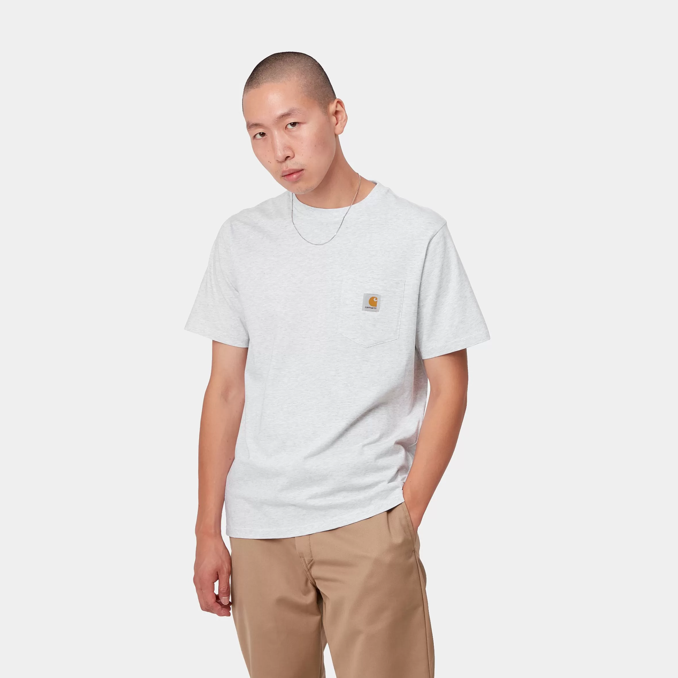 T-Shirts & Polos | Carhartt WIP S/S Pocket T-Shirt Ash Heather