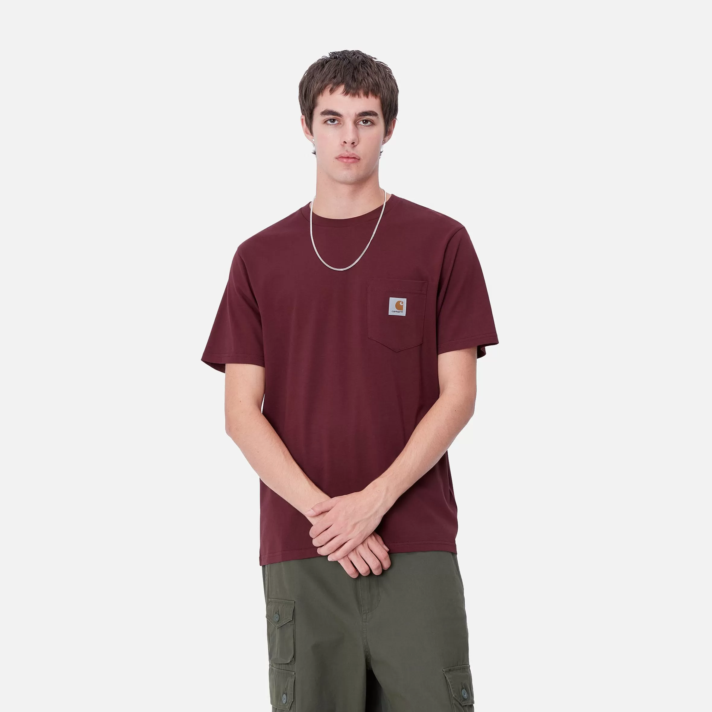 T-Shirts & Polos | Carhartt WIP S/S Pocket T-Shirt Malbec