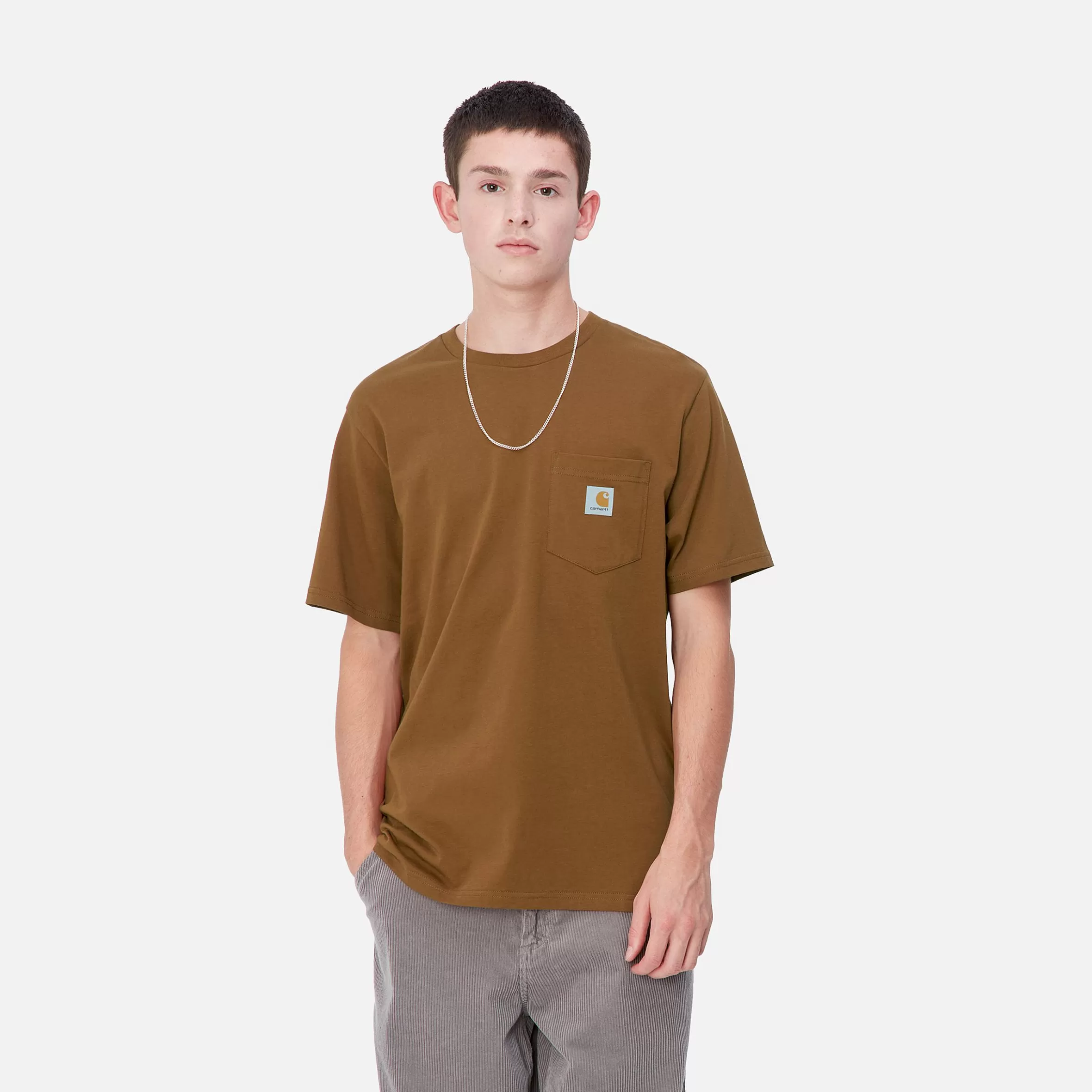 T-Shirts & Polos | Carhartt WIP S/S Pocket T-Shirt Deep H Brown