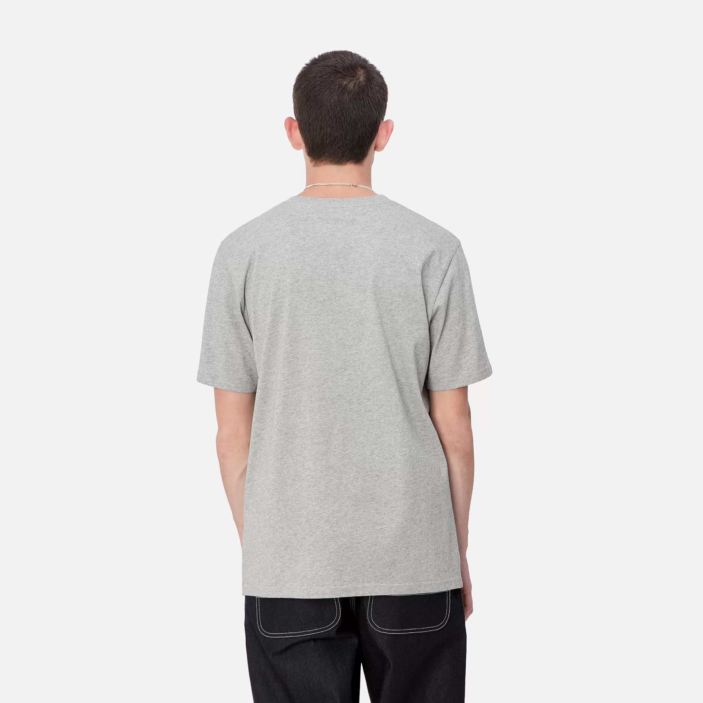 T-Shirts & Polos | Carhartt WIP S/S Pocket T-Shirt Grey Heather