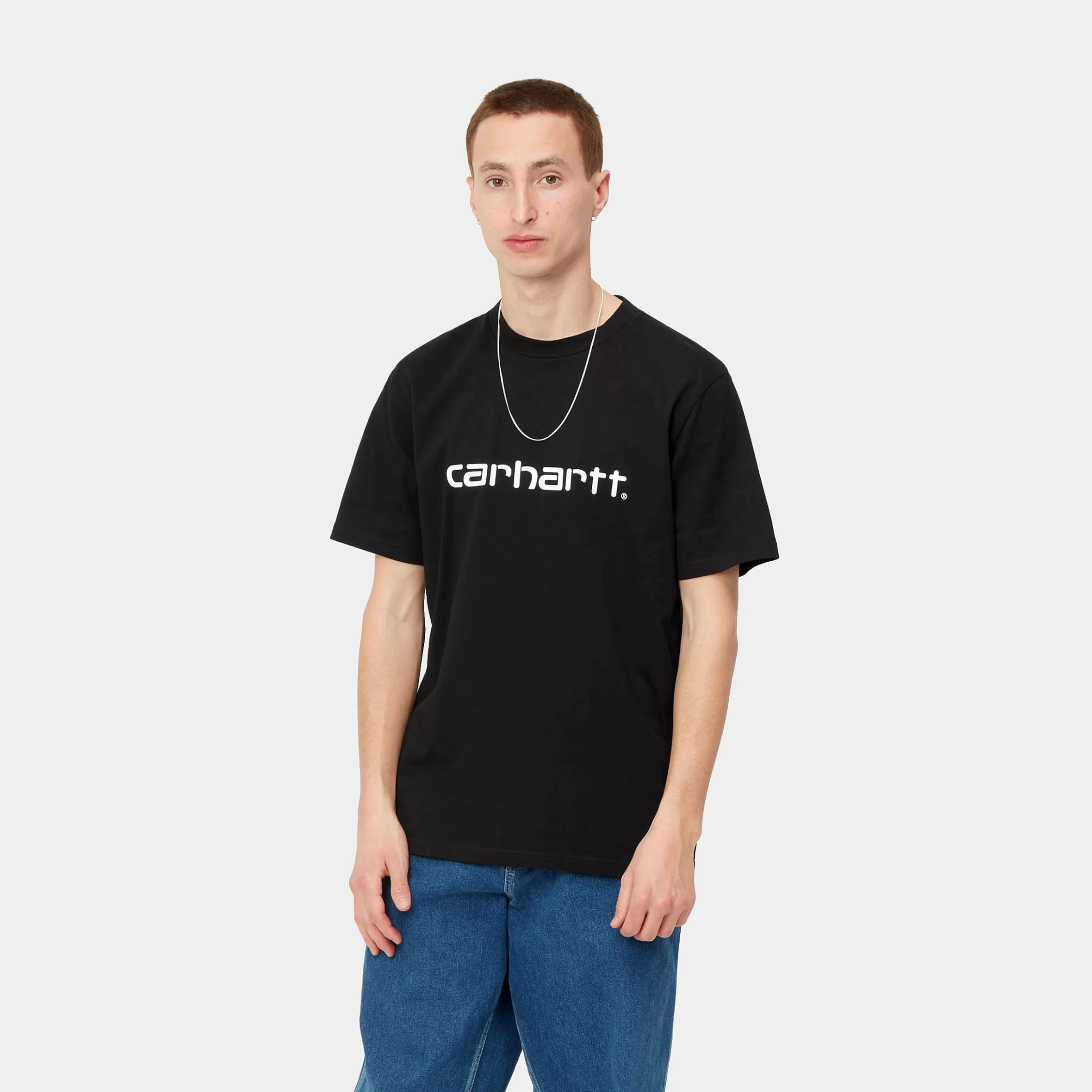 T-Shirts & Polos | Carhartt WIP S/S Script T-Shirt Black / White