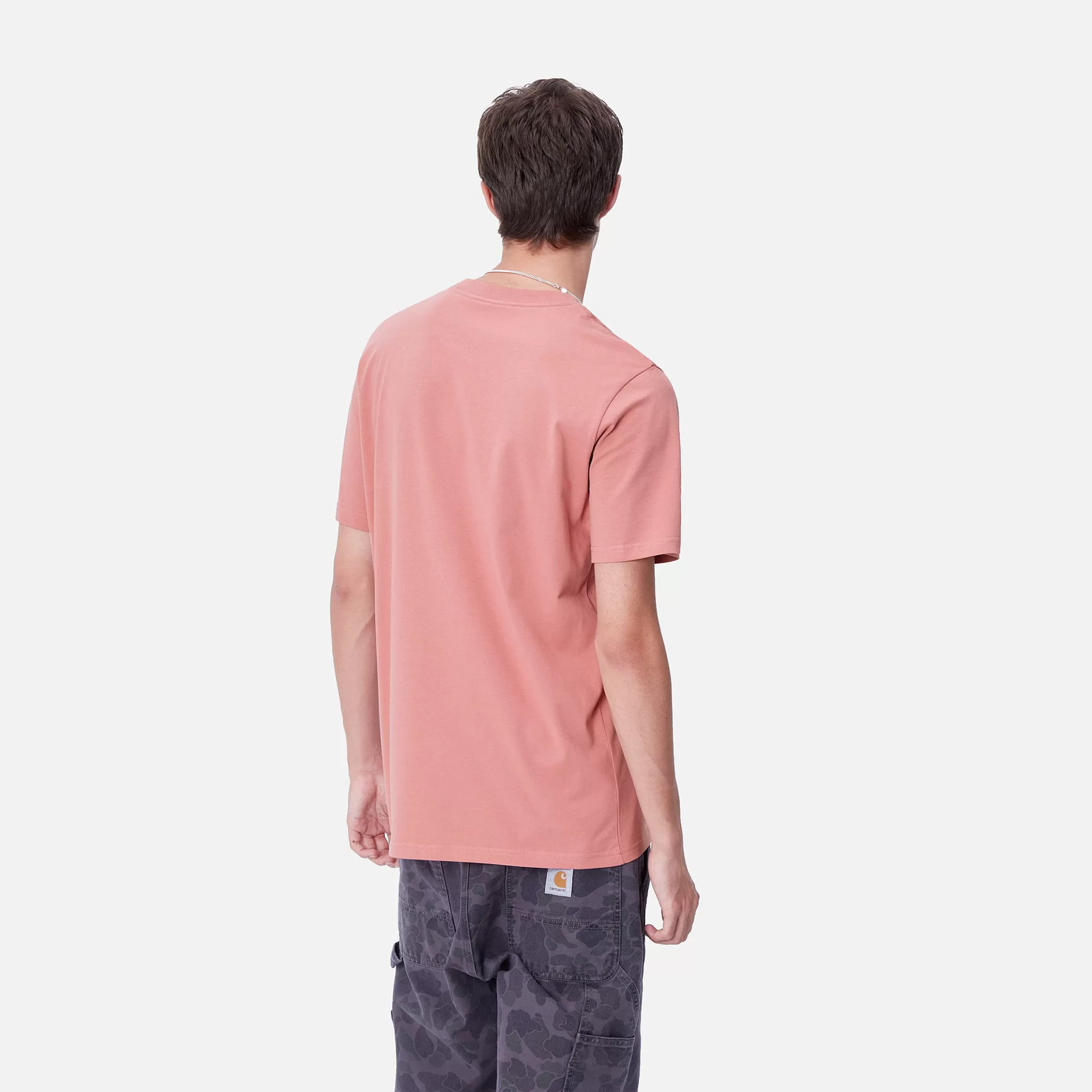 T-Shirts & Polos | Carhartt WIP S/S Script T-Shirt Dusty Rose / Sycamore Tree