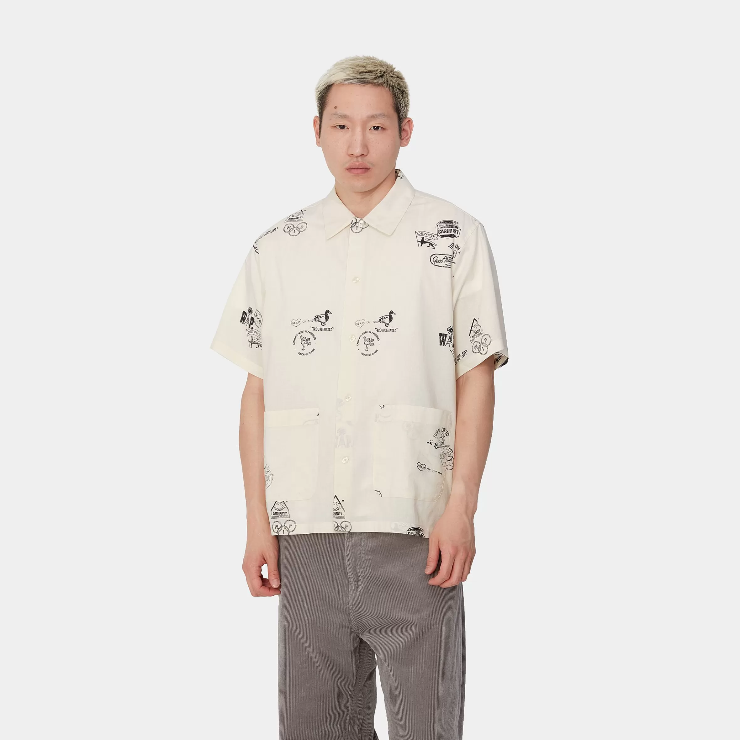 Camisas | Carhartt WIP S/S Stamp Shirt Stamp Print, Wax