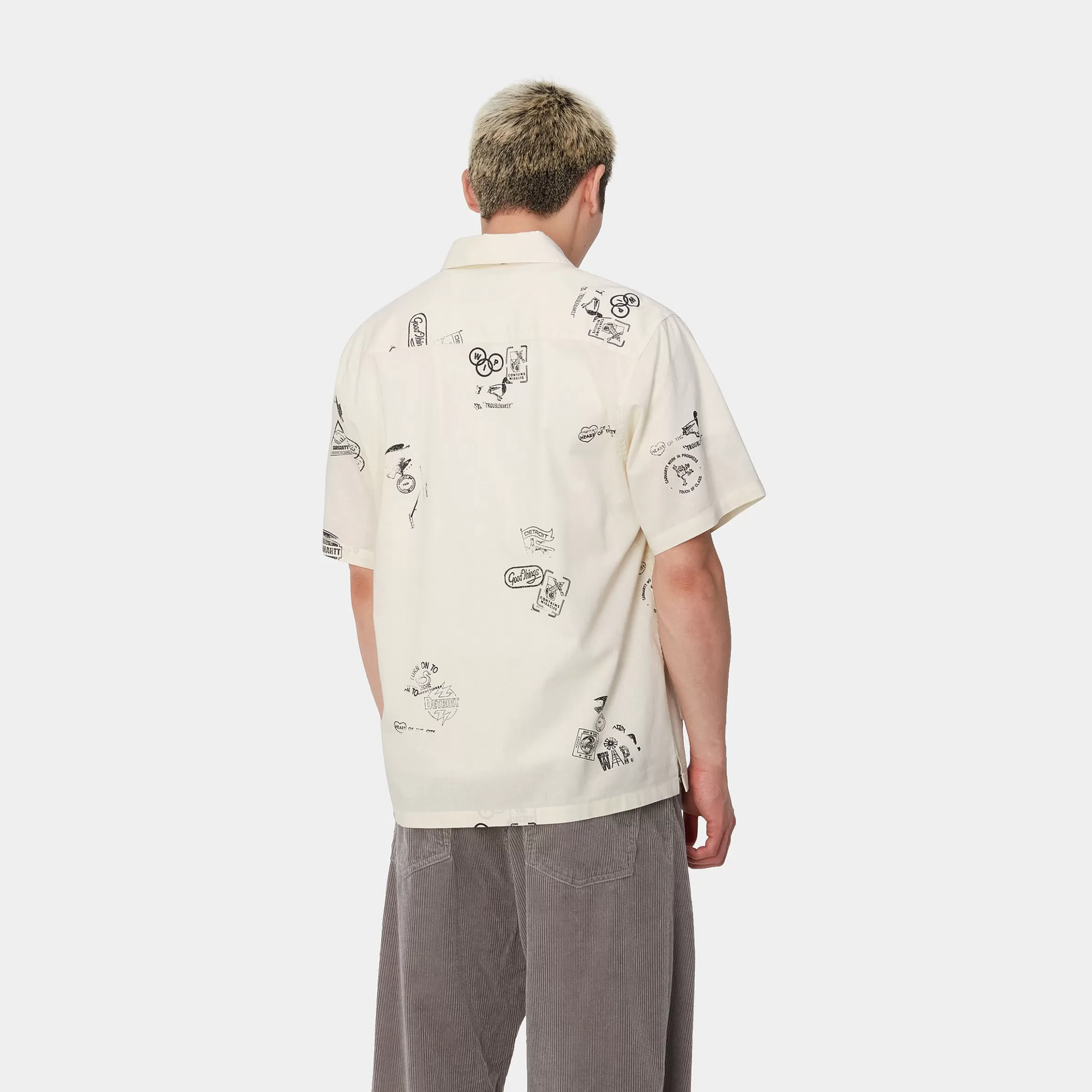 Camisas | Carhartt WIP S/S Stamp Shirt Stamp Print, Wax