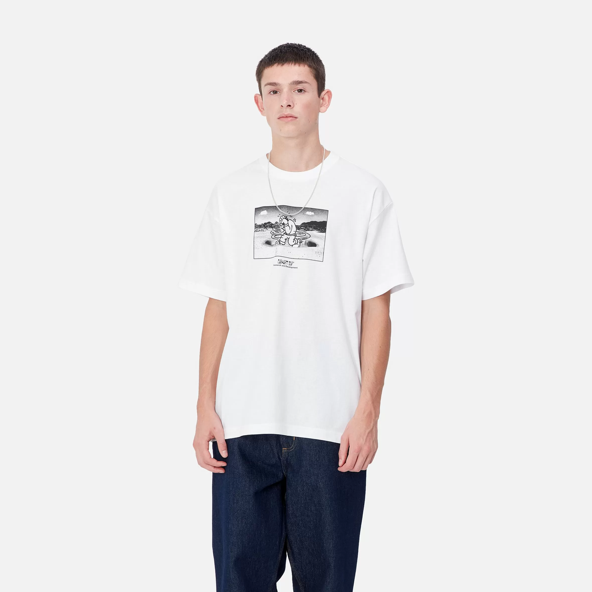 T-Shirts & Polos | Carhartt WIP S/S Think Tank T-Shirt White