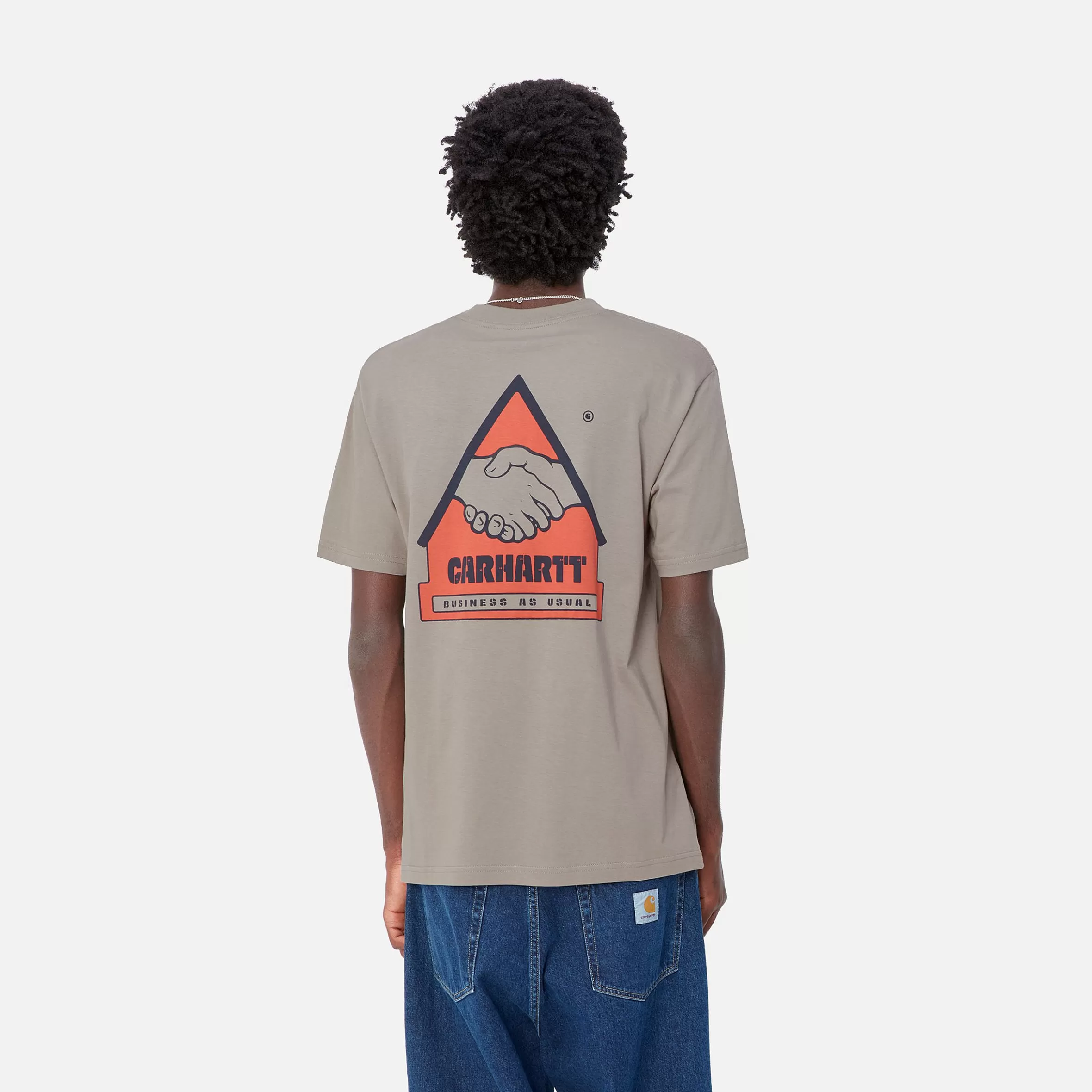 T-Shirts & Polos | Carhartt WIP S/S Trade T-Shirt Misty Grey