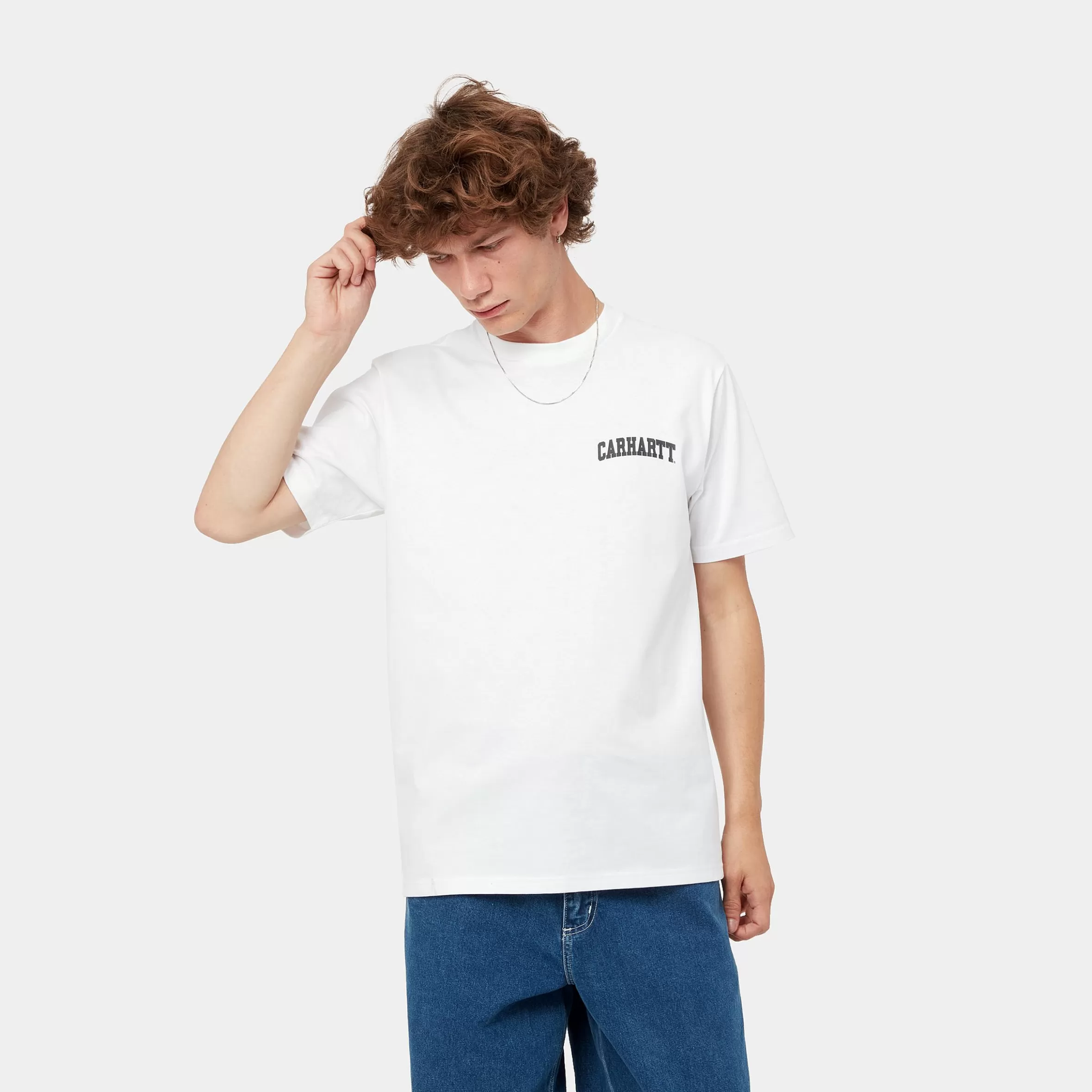 T-Shirts & Polos | Carhartt WIP S/S University Script T-Shirt White / Black