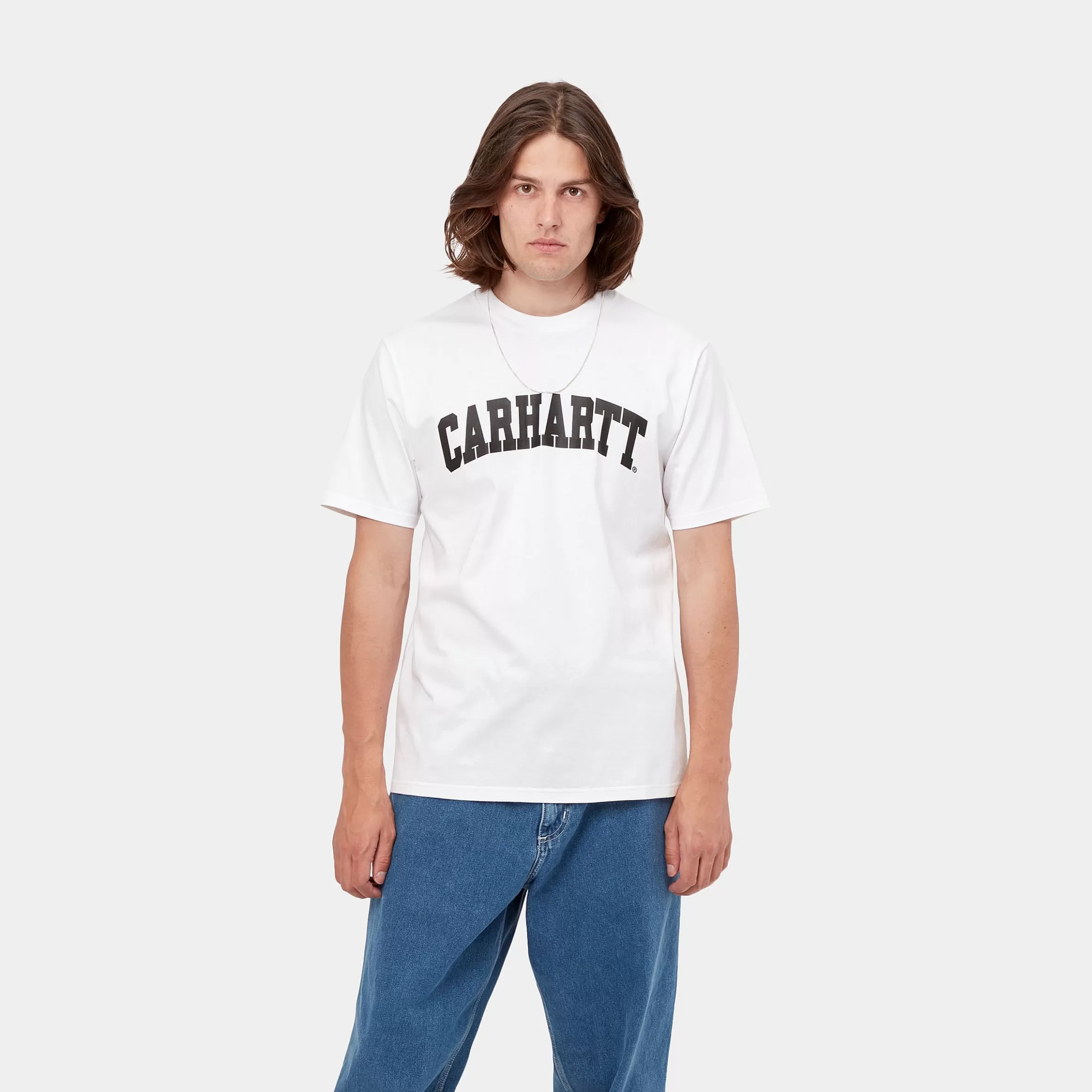 T-Shirts & Polos | Carhartt WIP S/S University T-Shirt White / Black