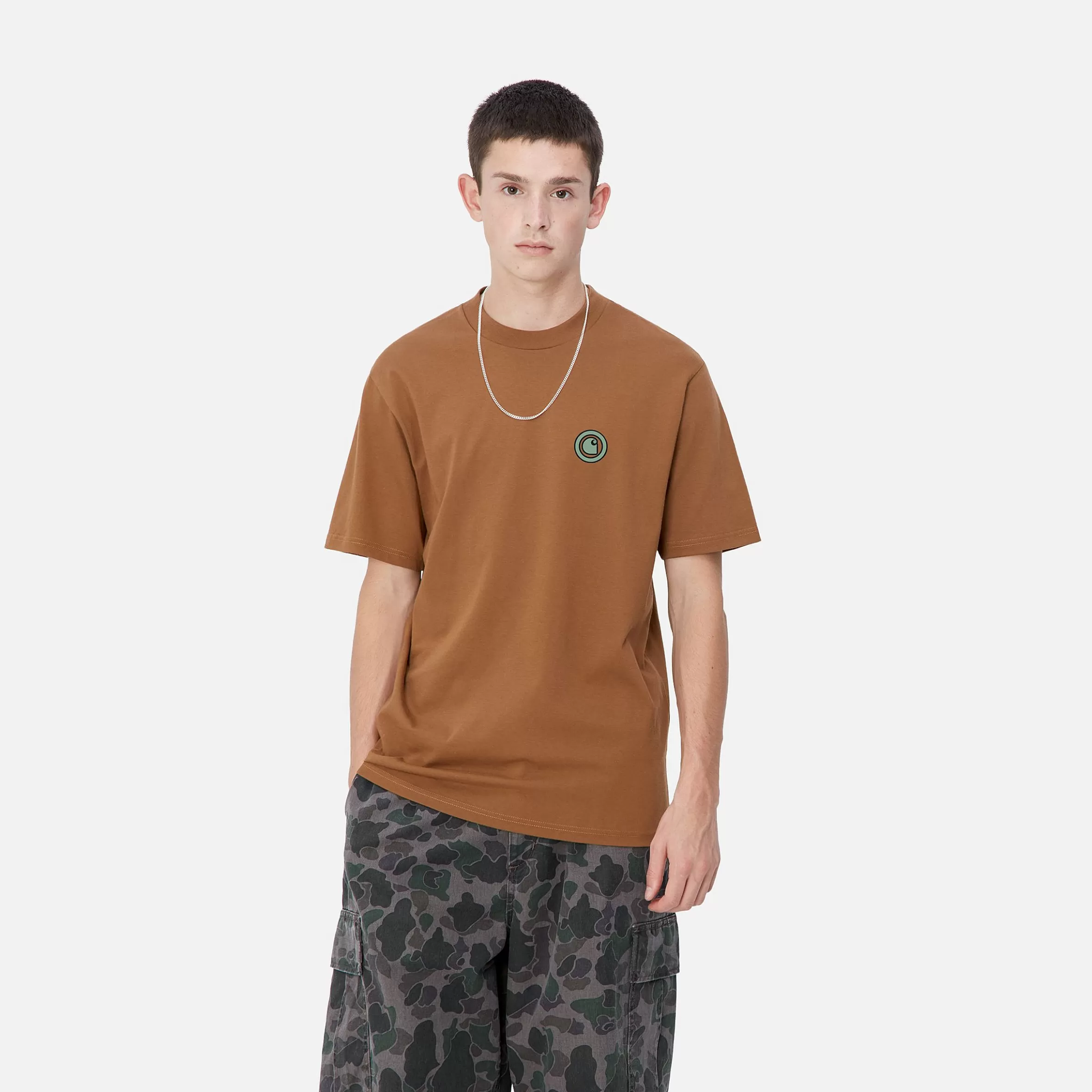 T-Shirts & Polos | Carhartt WIP S/S Zipper T-Shirt Hamilton Brown