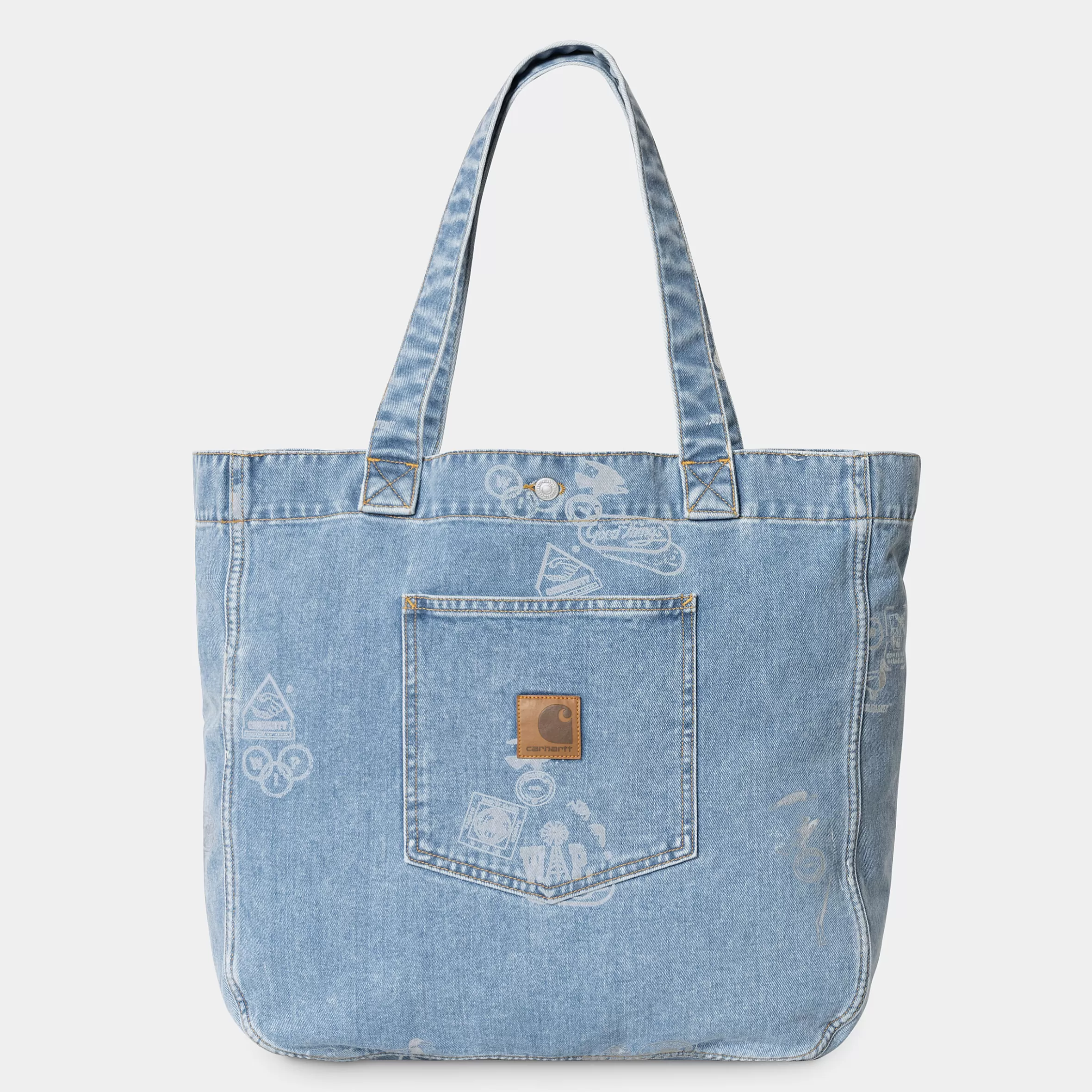 Acessórios | Bolsas | Carhartt WIP Stamp Tote Bag Stamp Print, Blue