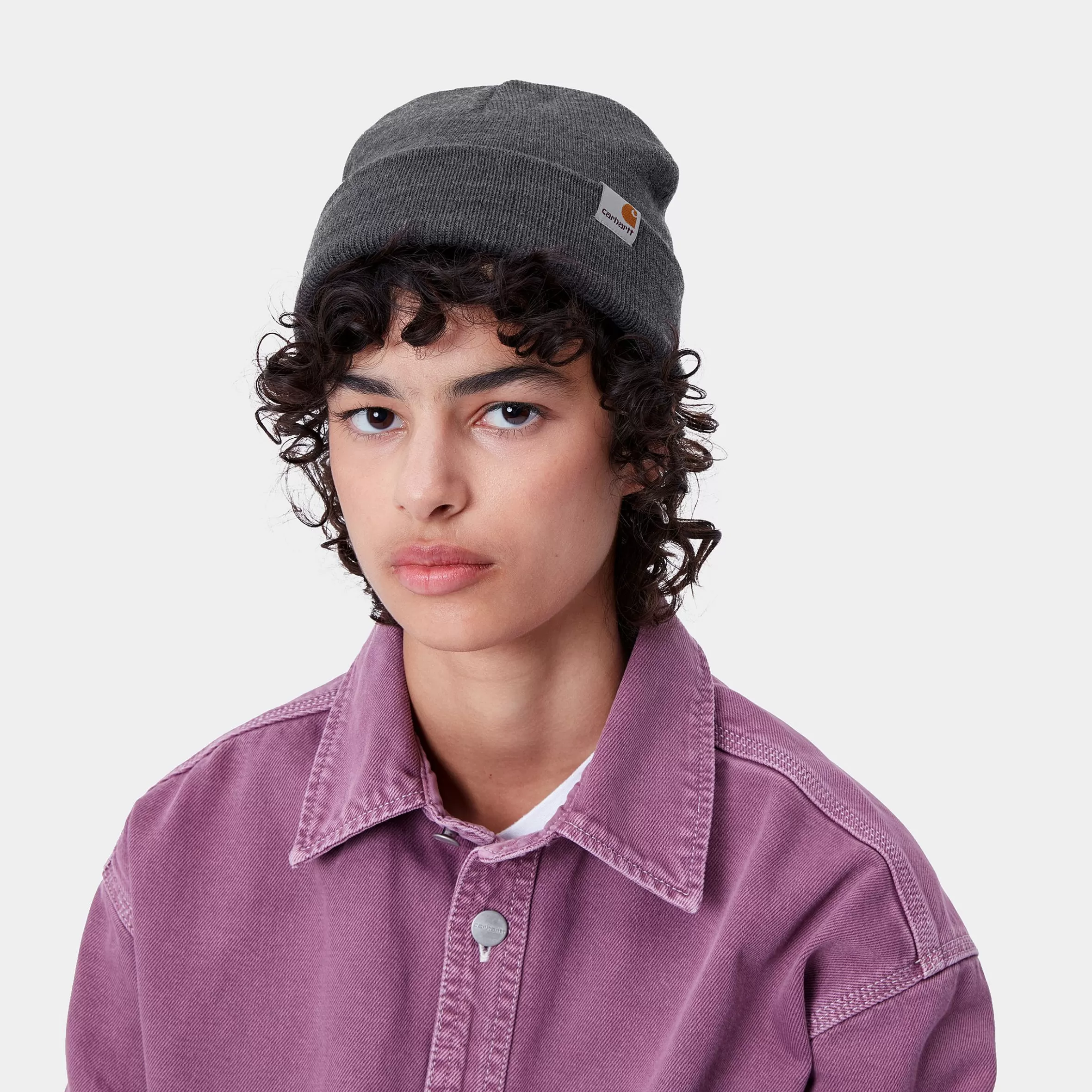 Acessórios | Bonnets | Carhartt WIP Stratus Hat Low Dark Grey Heather