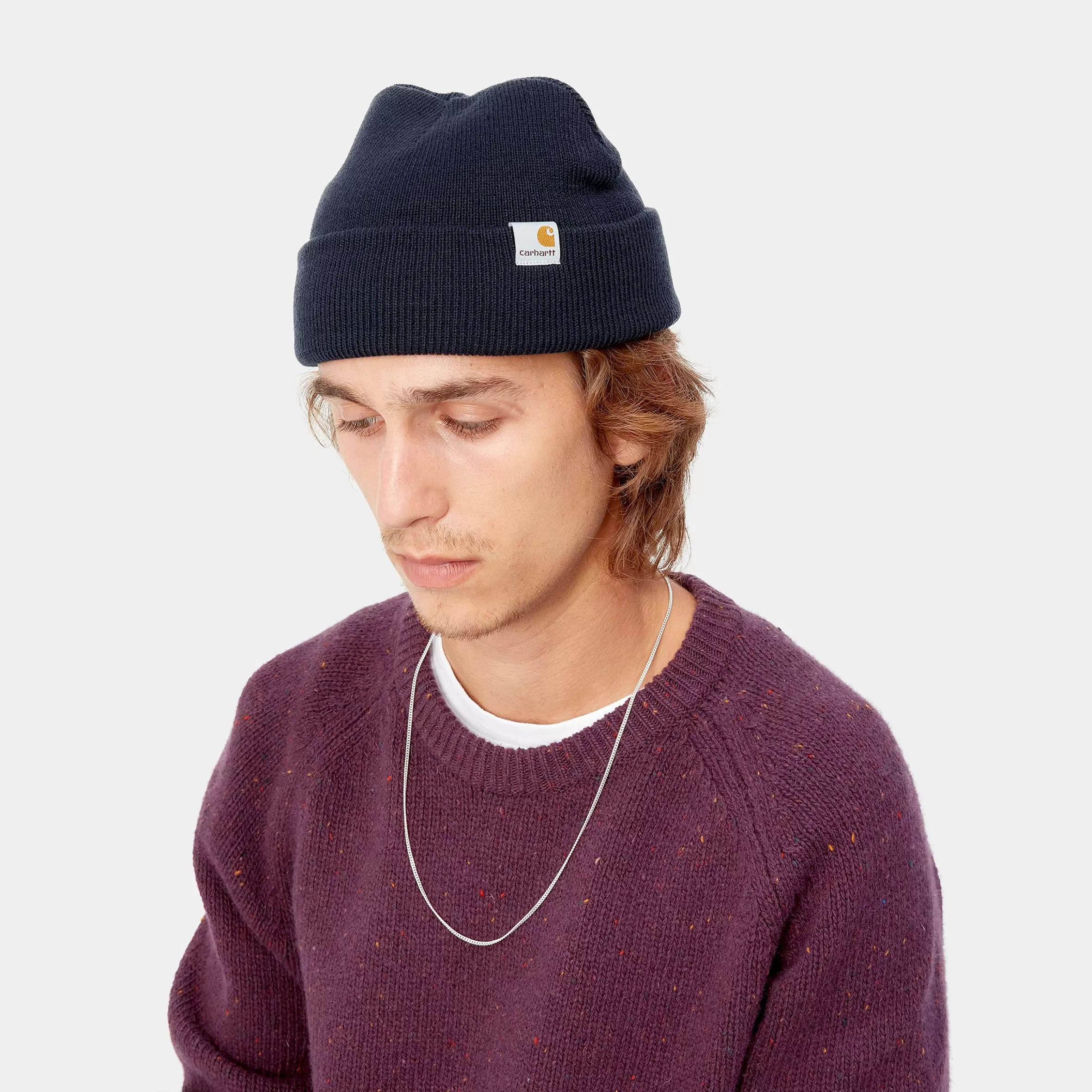 Acessórios | Bonnets | Carhartt WIP Stratus Hat Low Dark Navy