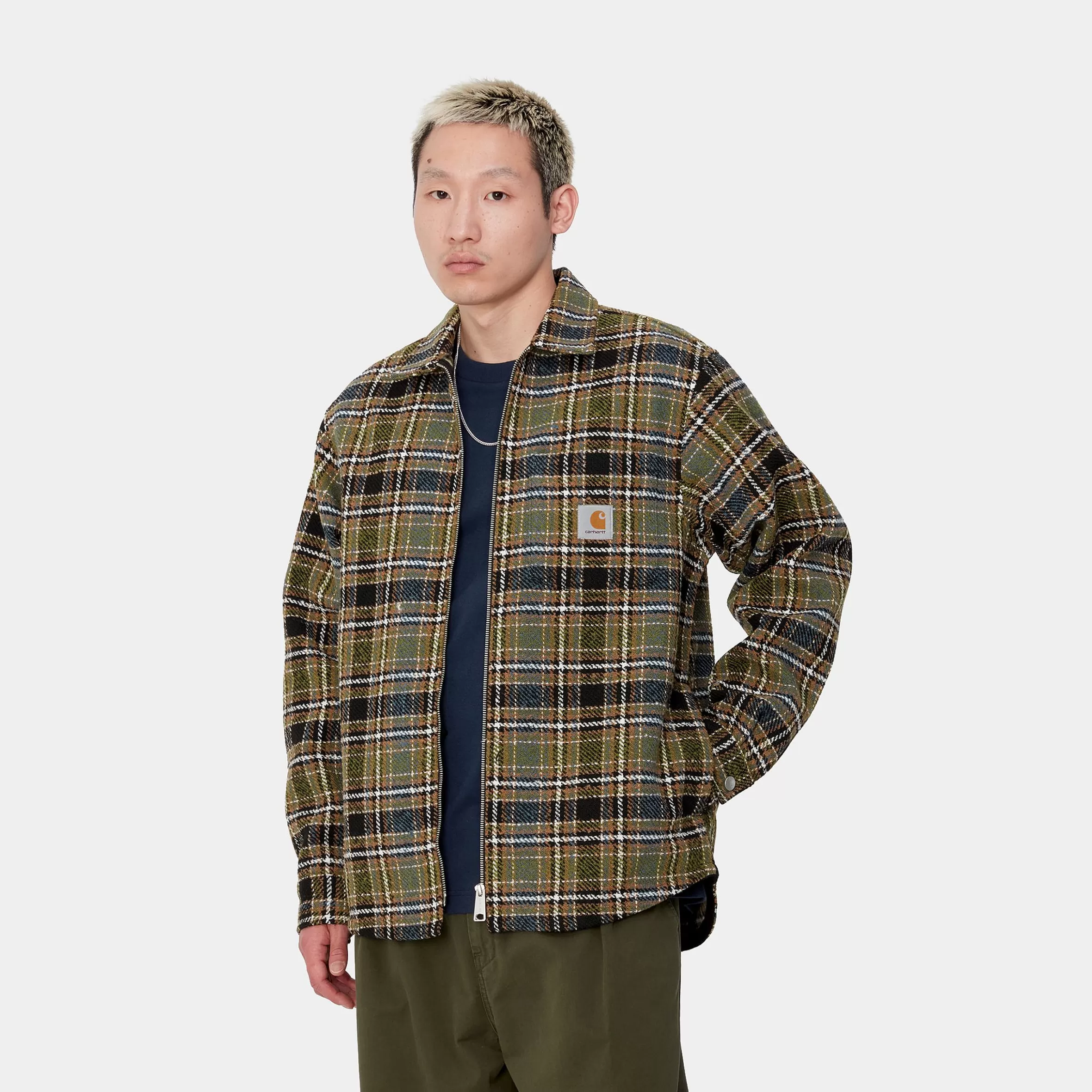 Blusões E Coletes | Camisas | Carhartt WIP Stroy Shirt Jac Stroy Check, Black