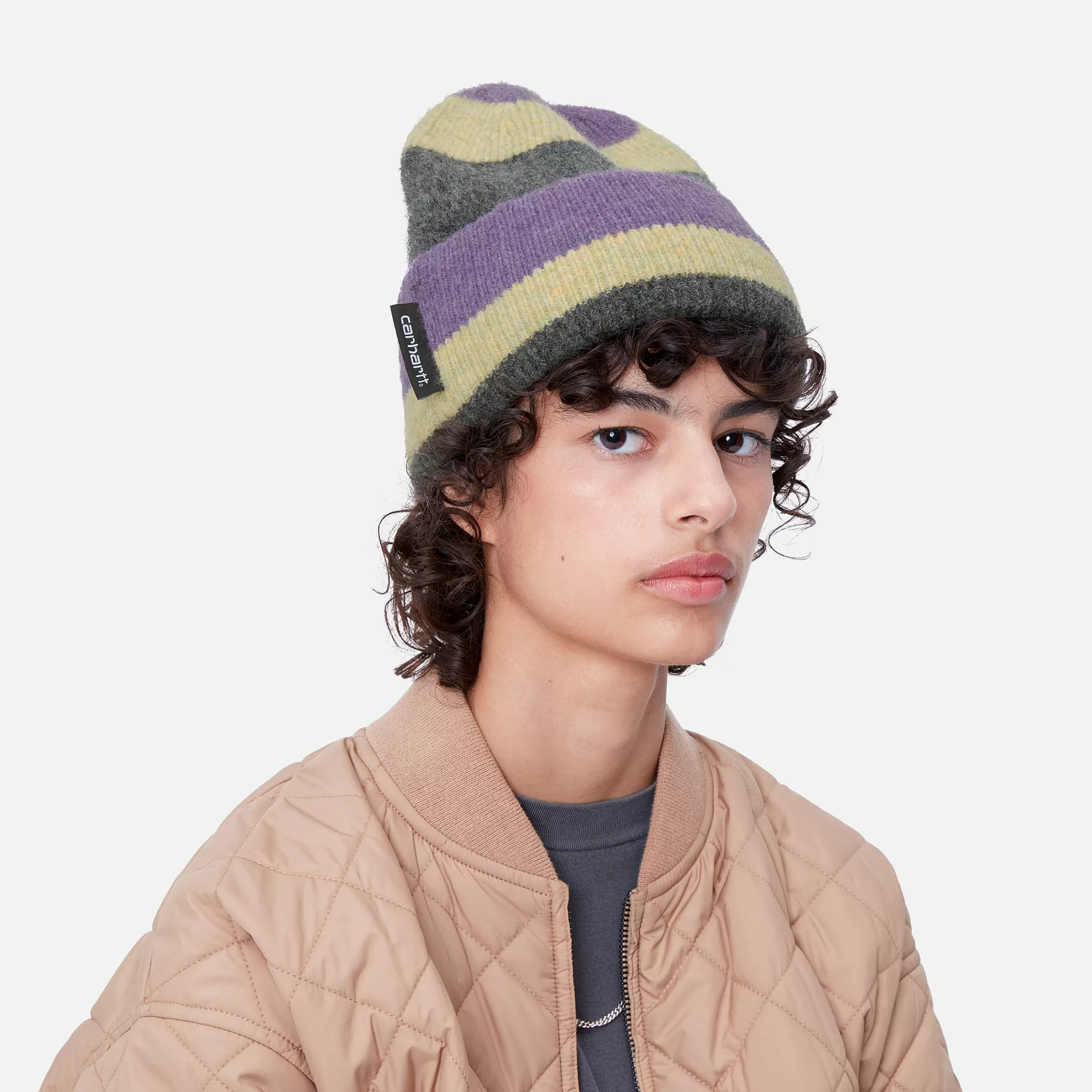 Acessórios | Bonnets | Carhartt WIP Sundling Beanie Sundling Stripe Jacquard, Aura