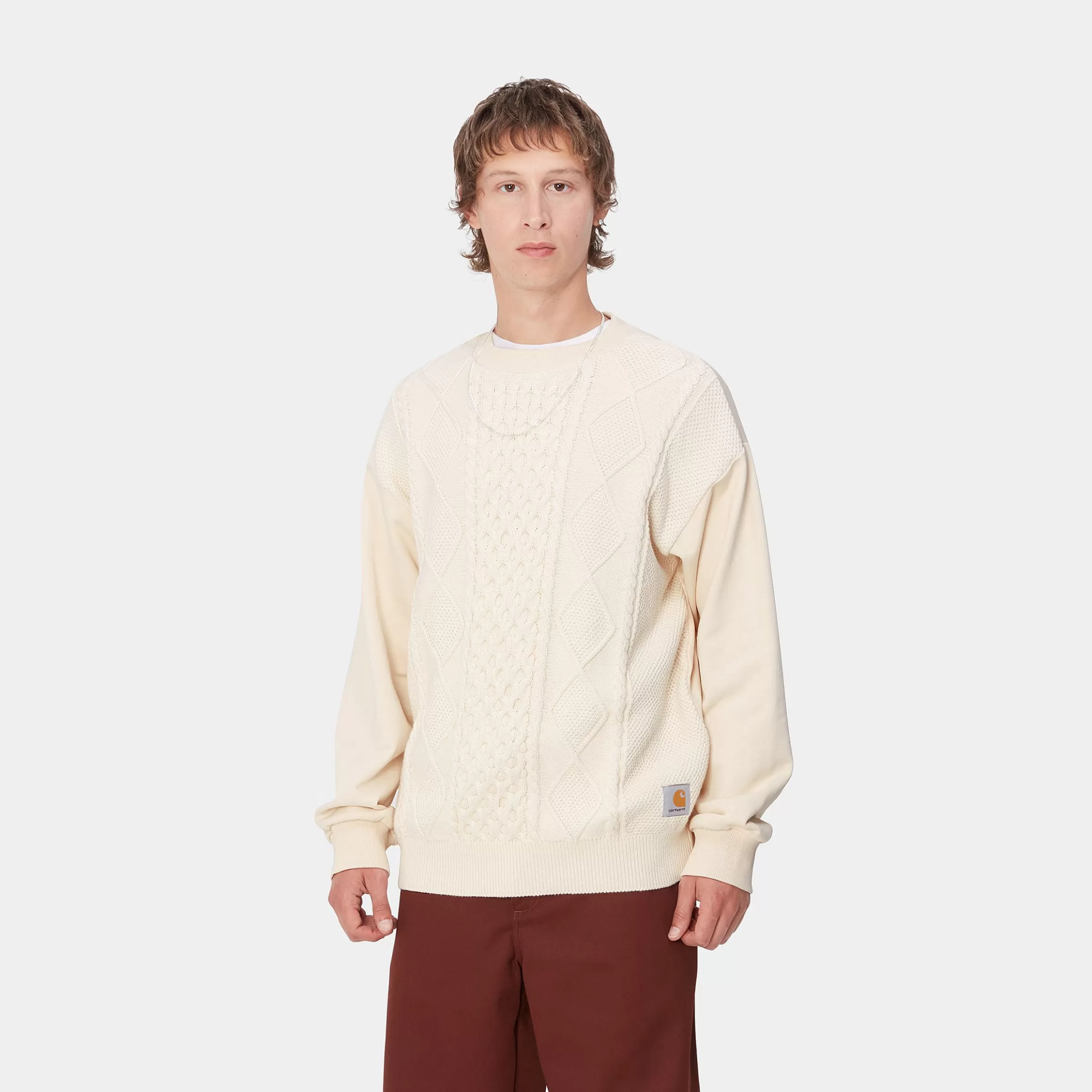 Malhas | Carhartt WIP Tridon Sweater Natural