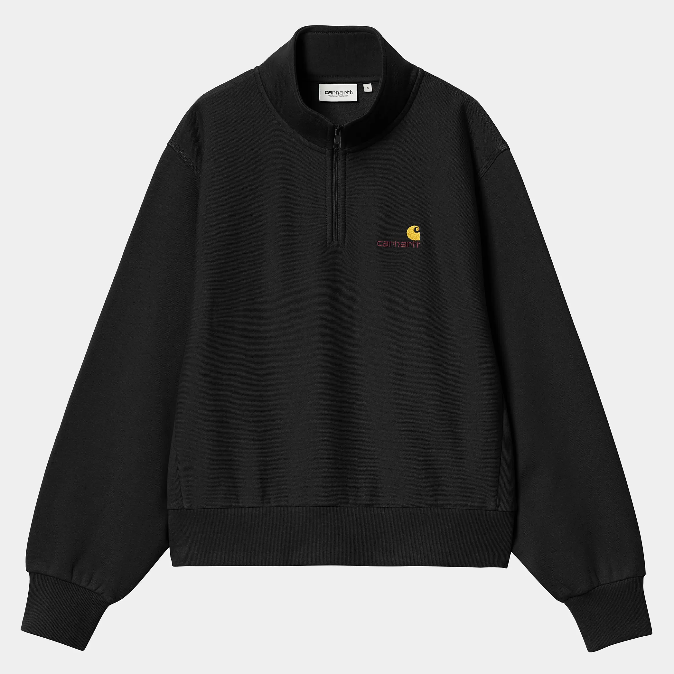 Sweats | Carhartt WIP W' American Script High Neck Sweatshirt Black