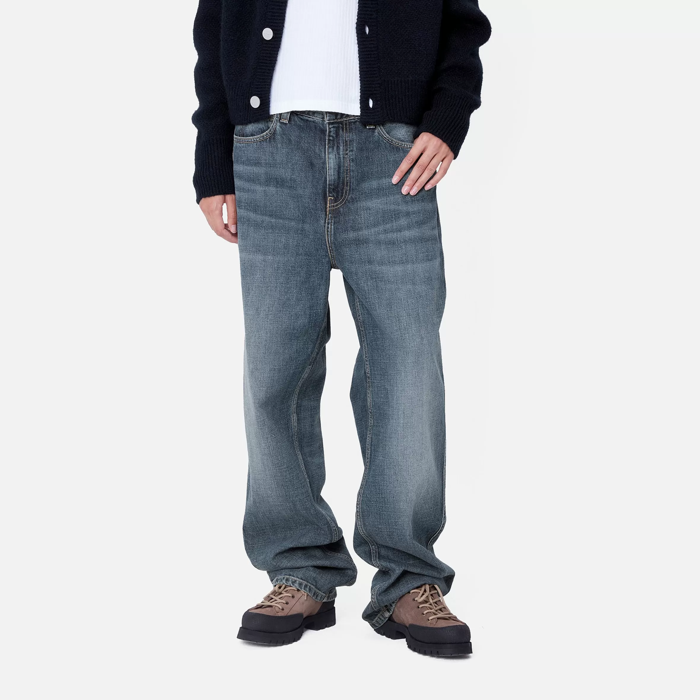 Ganga | Calças | Carhartt WIP W' Barnwell Pant Blue