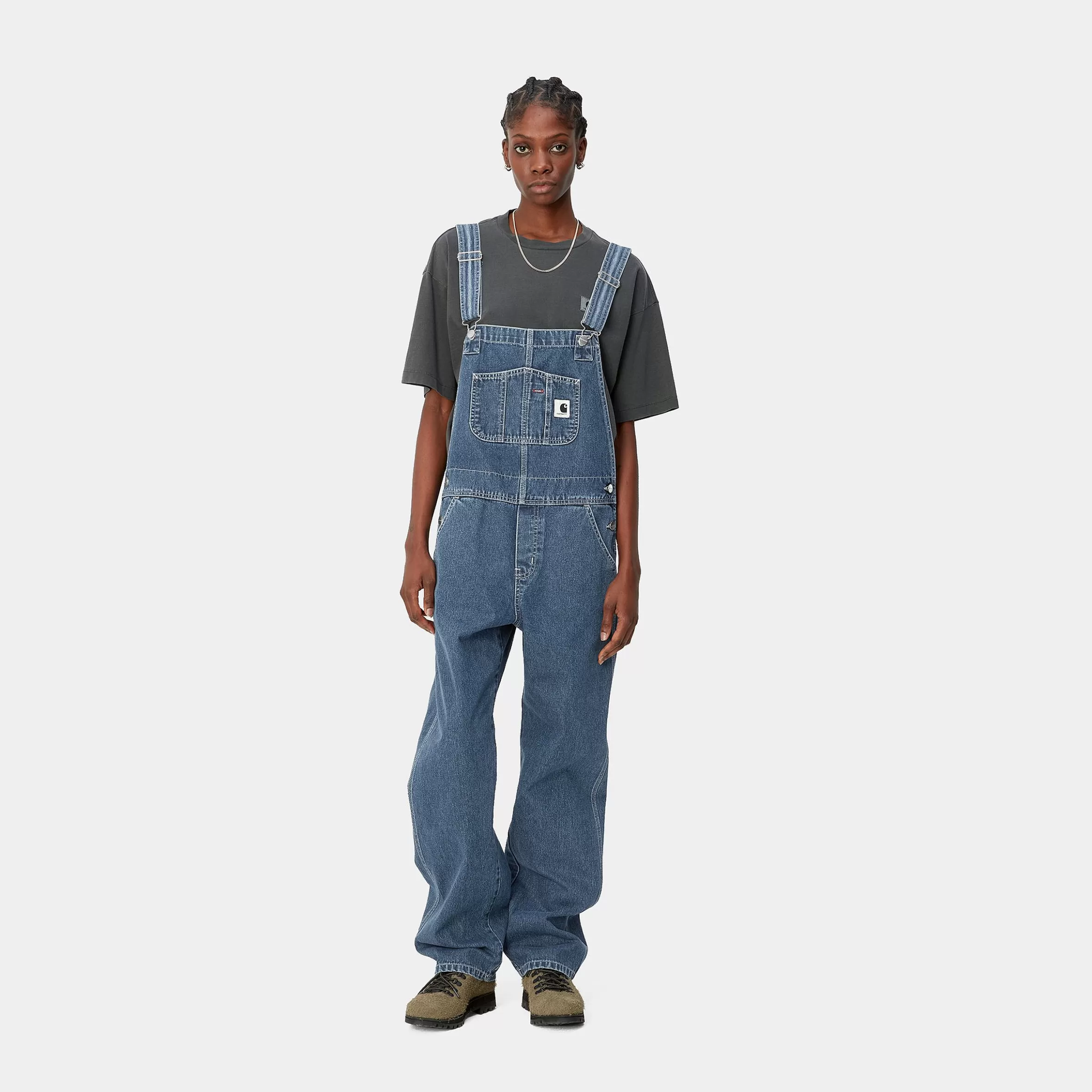 Ganga | Jardineiras | Carhartt WIP W' Bib Overall Straight Blue