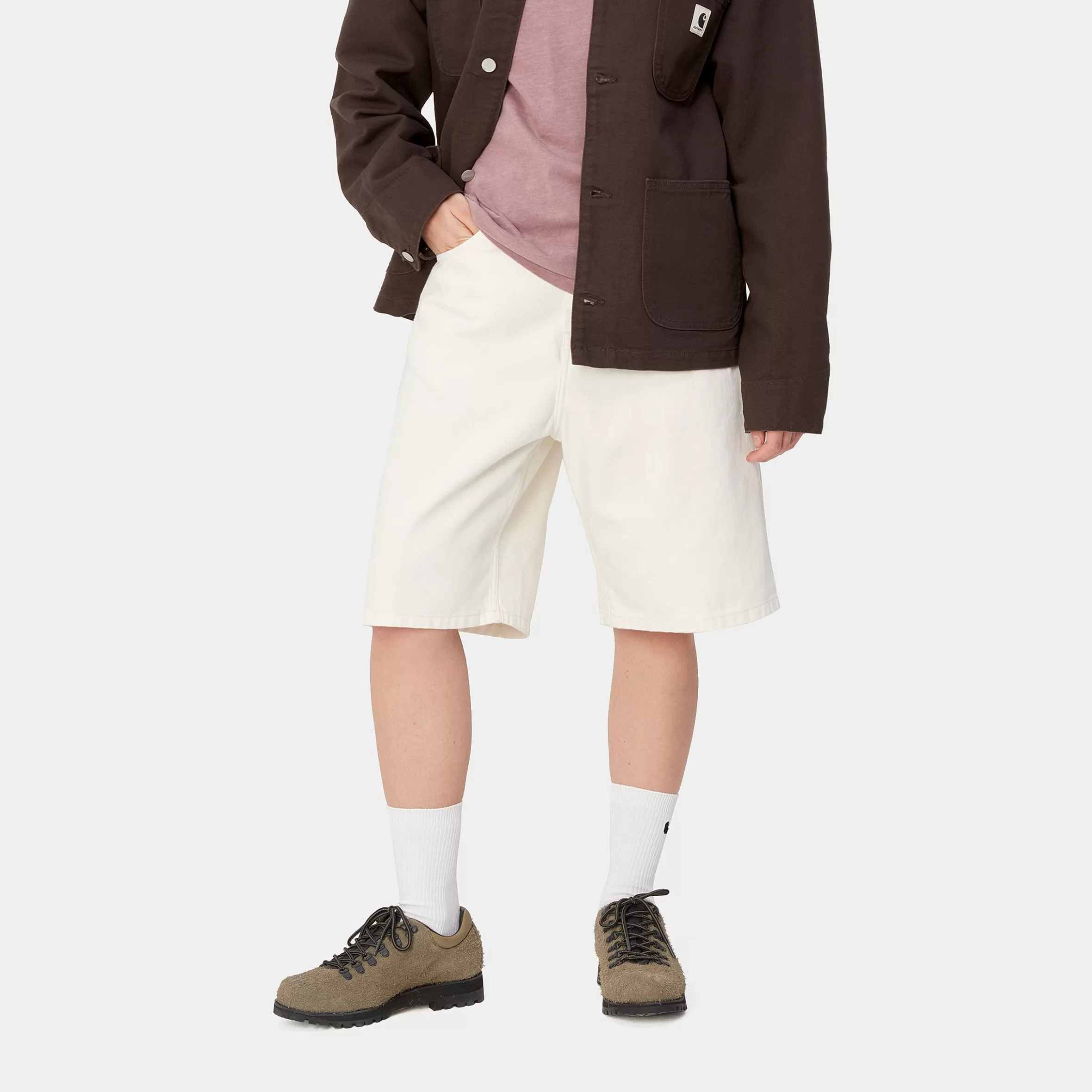 Ganga | Calções | Carhartt WIP W' Brandon Short White