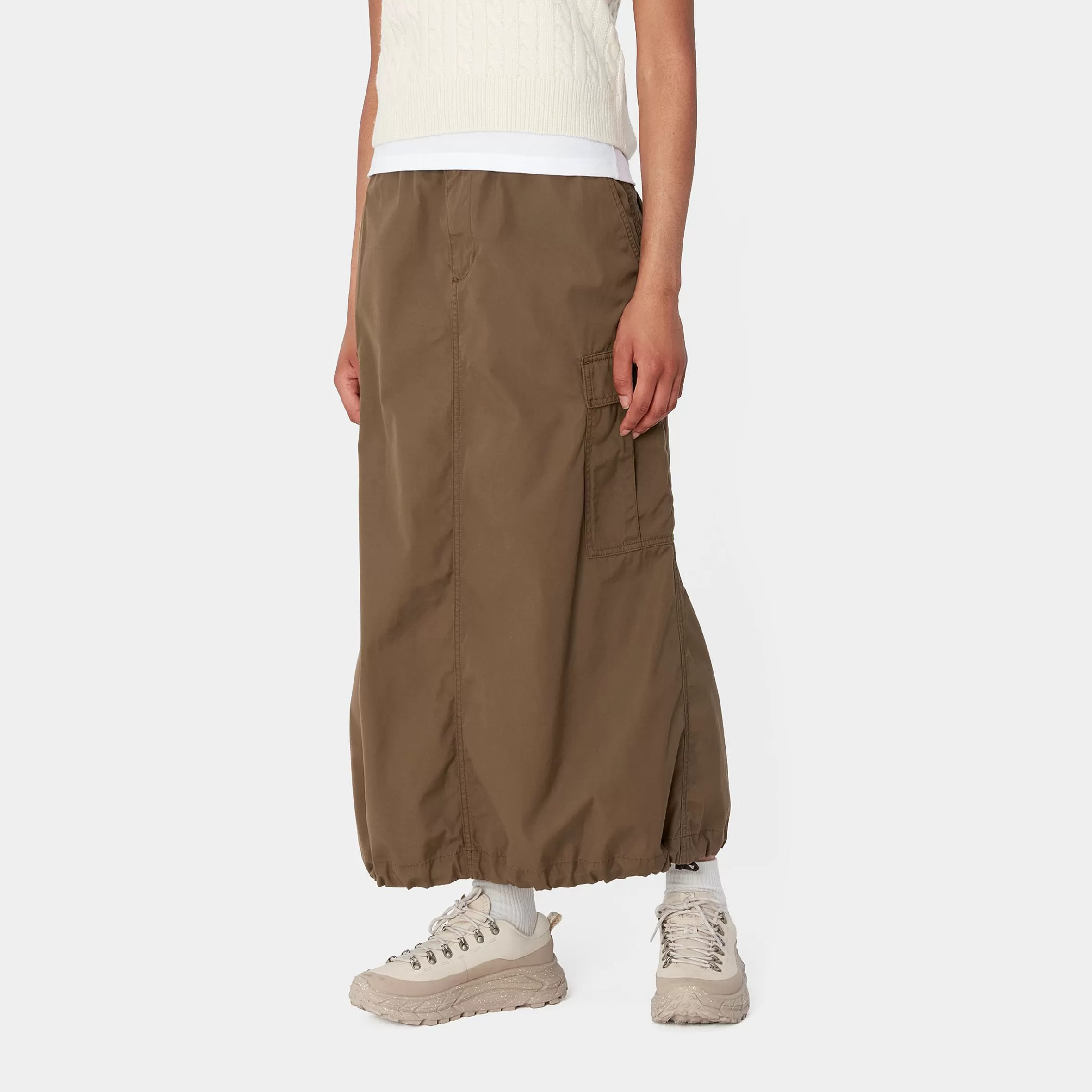 Vestidos & Saias | Carhartt WIP W' Cargo Skirt Long Chocolate