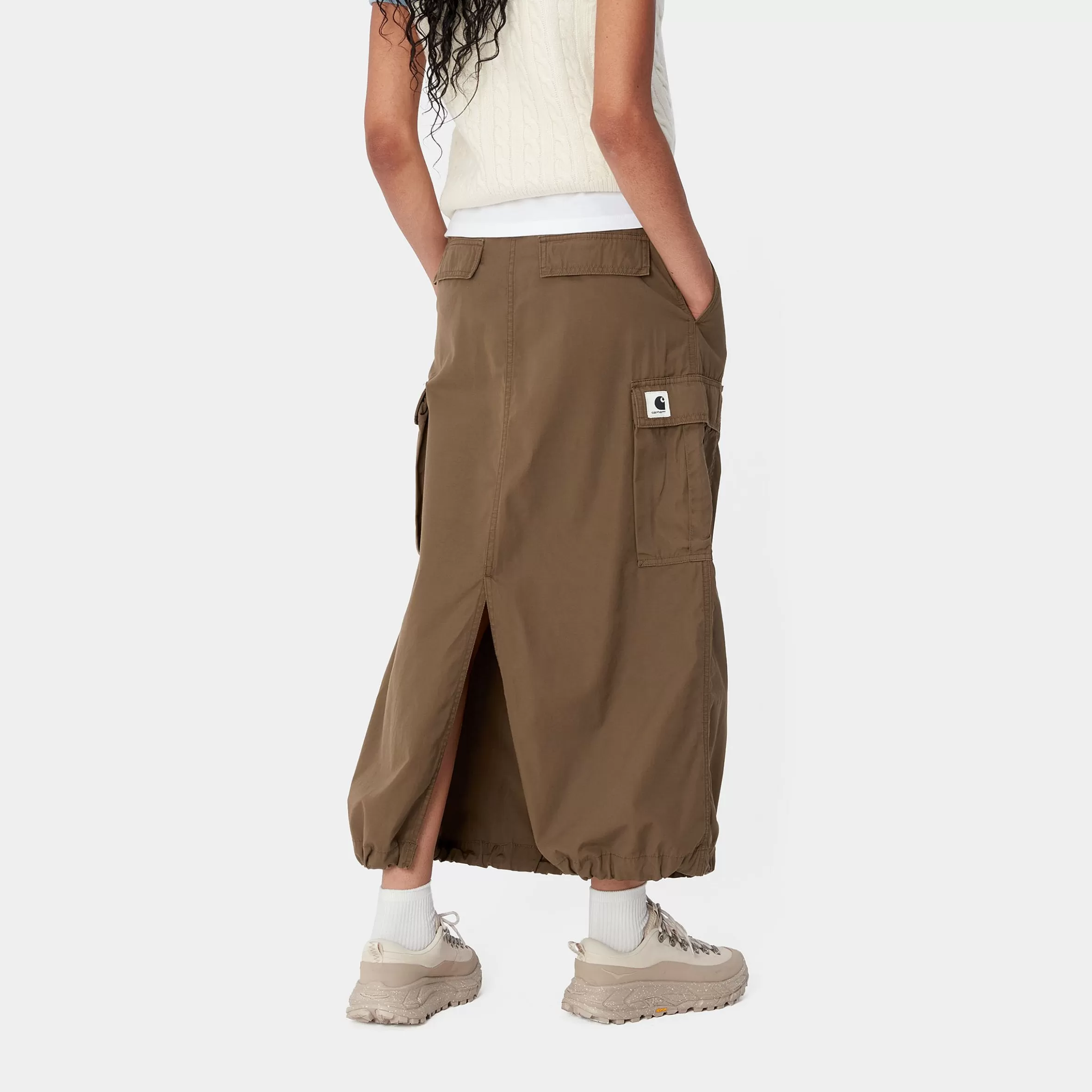 Vestidos & Saias | Carhartt WIP W' Cargo Skirt Long Chocolate