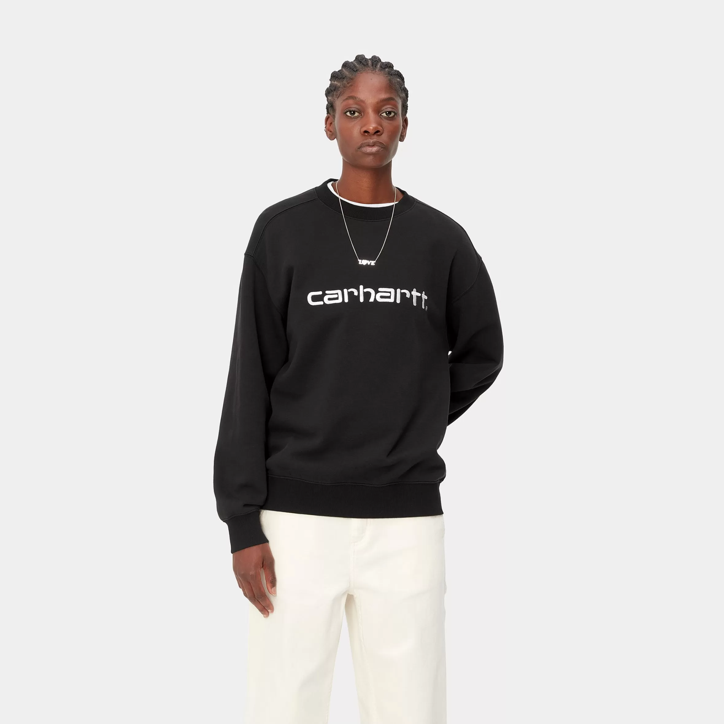 Sweats | Carhartt WIP W' Carhartt Sweatshirt Black / White