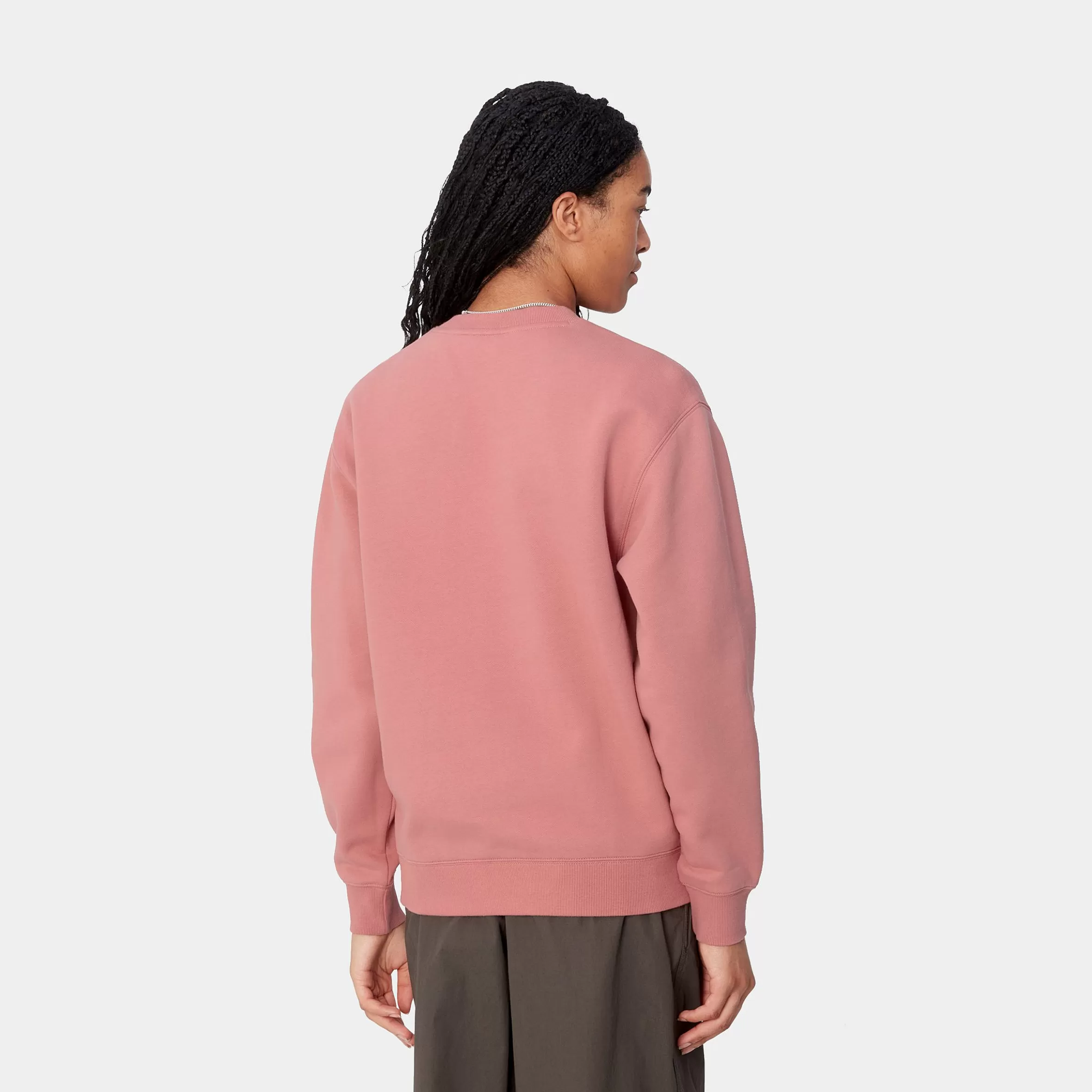 Sweats | Carhartt WIP W' Carhartt Sweatshirt Dusty Rose / Moonbeam