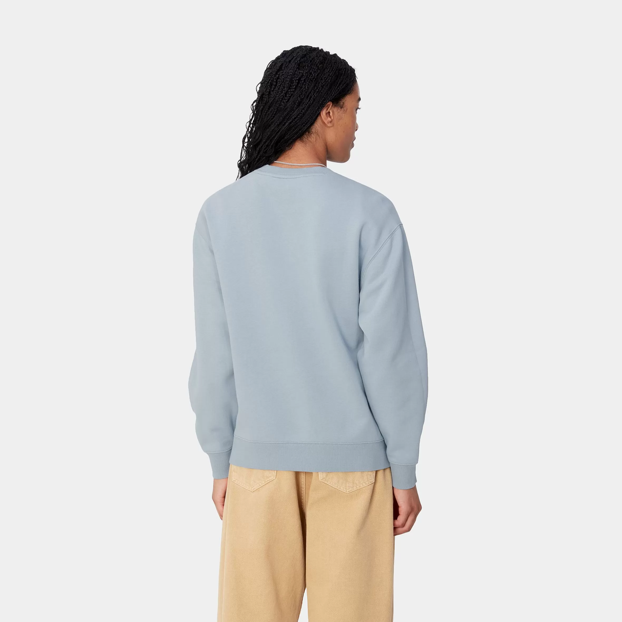 Sweats | Carhartt WIP W' Carhartt Sweatshirt Misty Sky / White