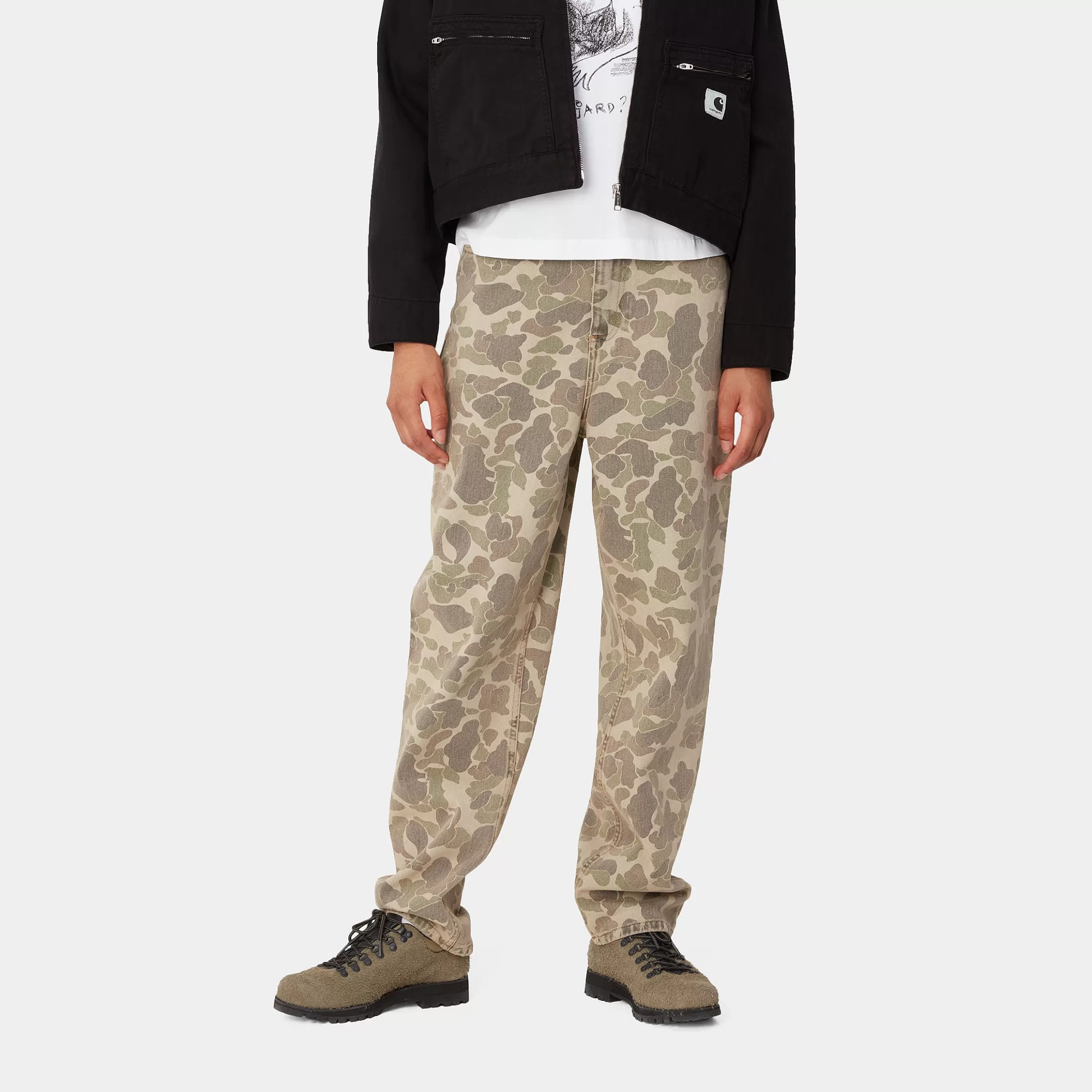 Calças | Carhartt WIP W' Duck Orell Pant Camo Duck, Black