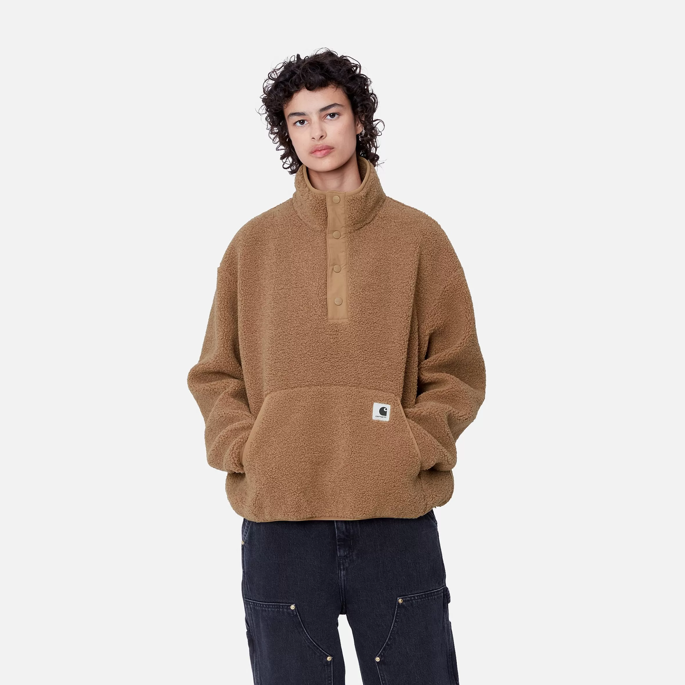 Blusões | Carhartt WIP W' Elliot High Neck Liner Peanut / Peanut