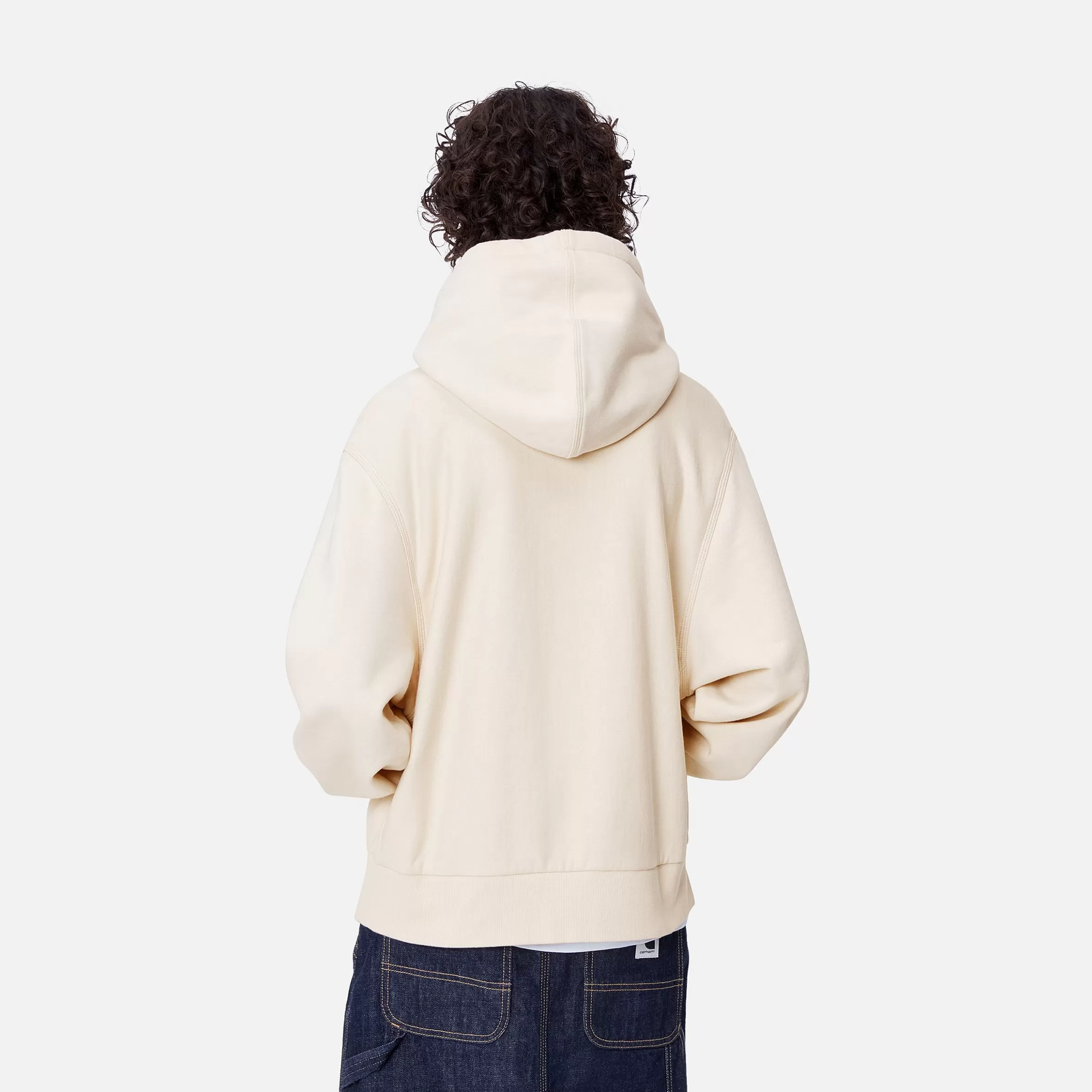 Sweats | Carhartt WIP W' Hooded American Script Sweatshirt Moonbeam