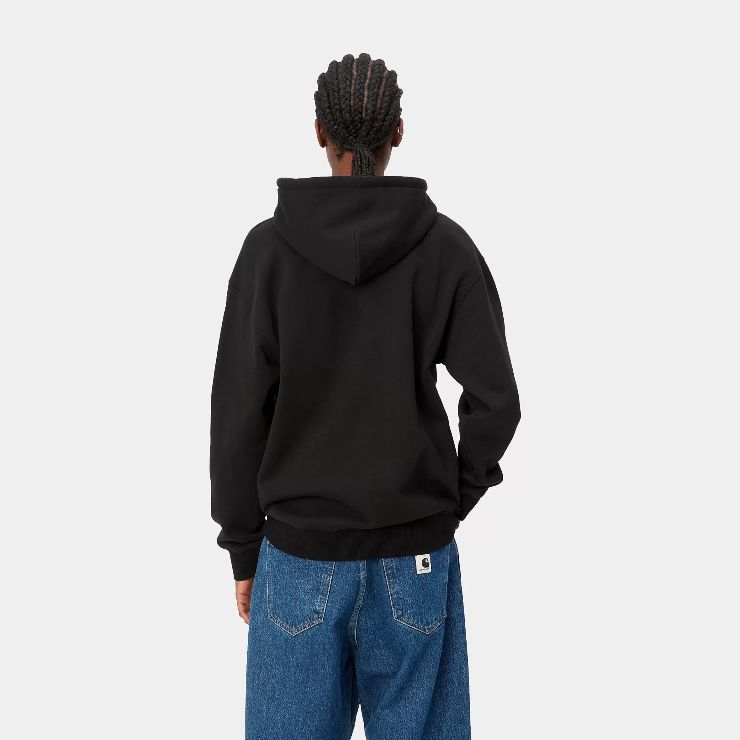 Sweats | Carhartt WIP W' Hooded Carhartt Sweatshirt Black / White