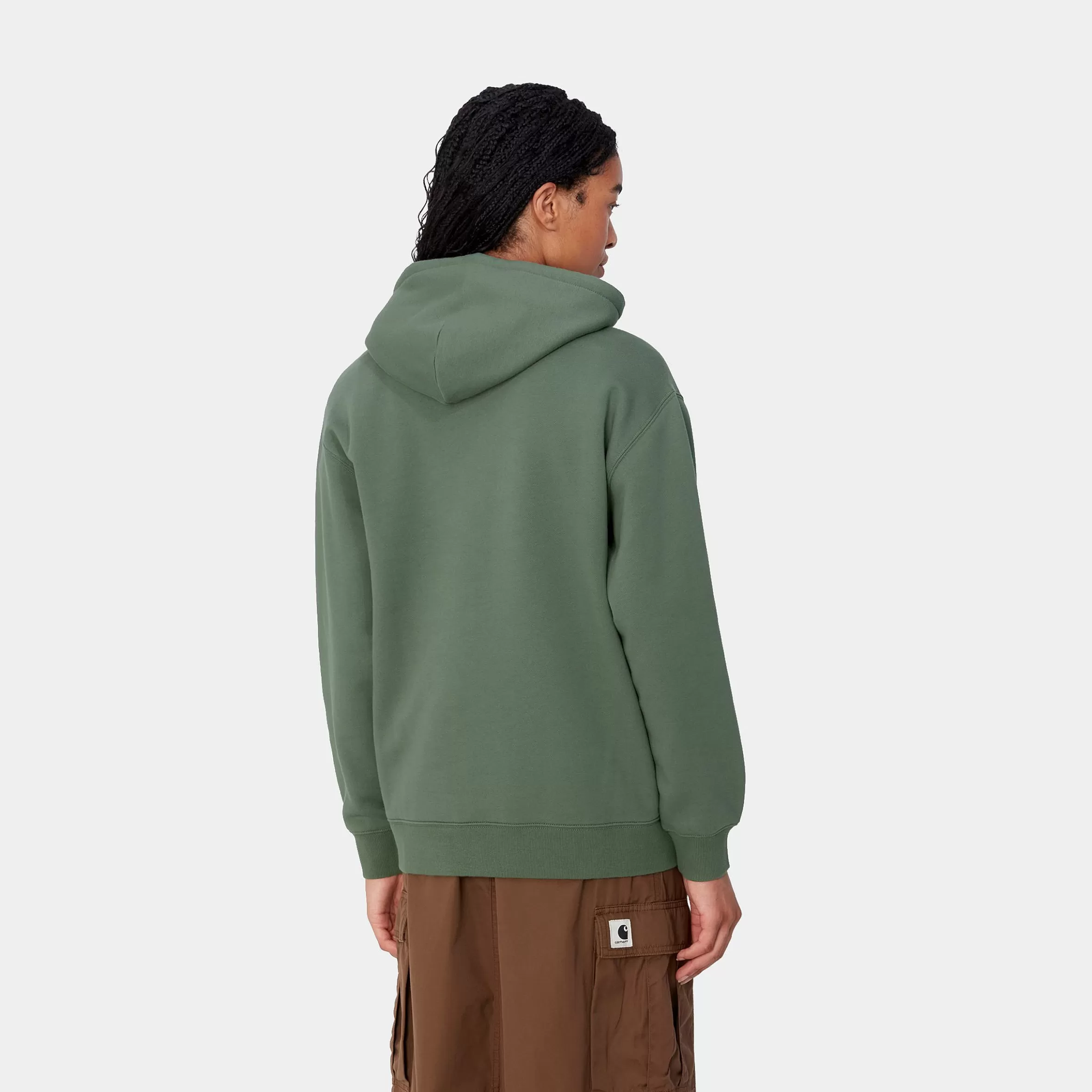 Sweats | Carhartt WIP W' Hooded Carhartt Sweatshirt Duck Green / Aura