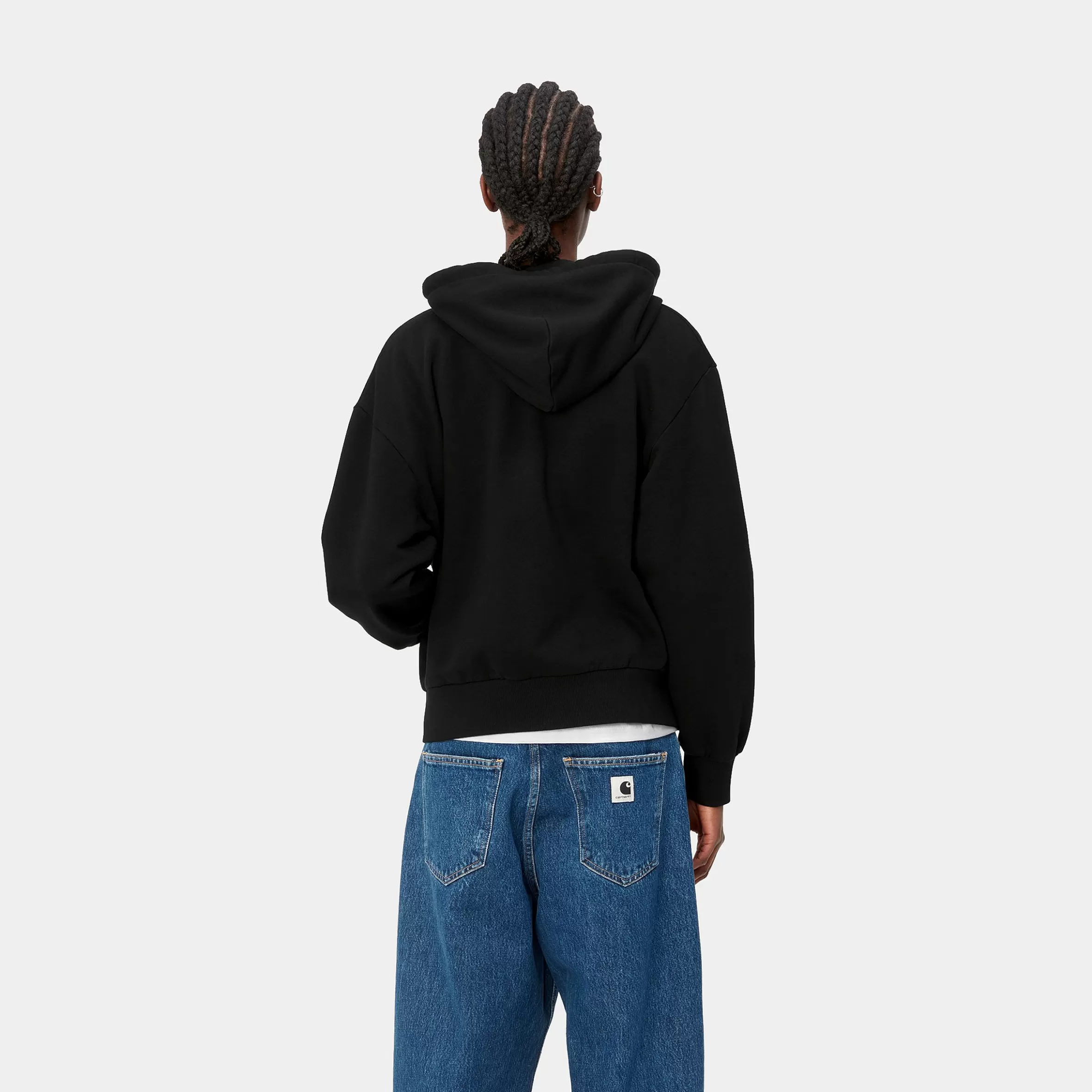 Sweats | Carhartt WIP W' Hooded Casey Jacket Black / Silver