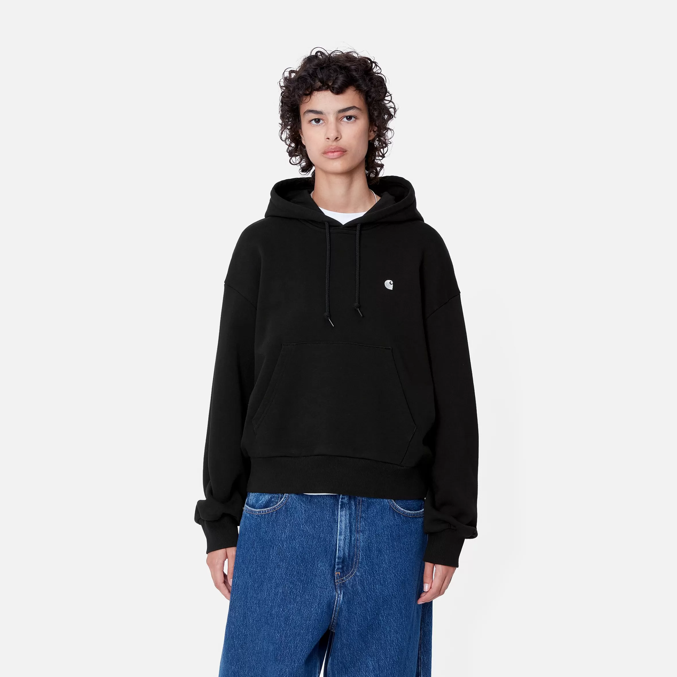 Sweats | Carhartt WIP W' Hooded Casey Sweatshirt Black / Silver