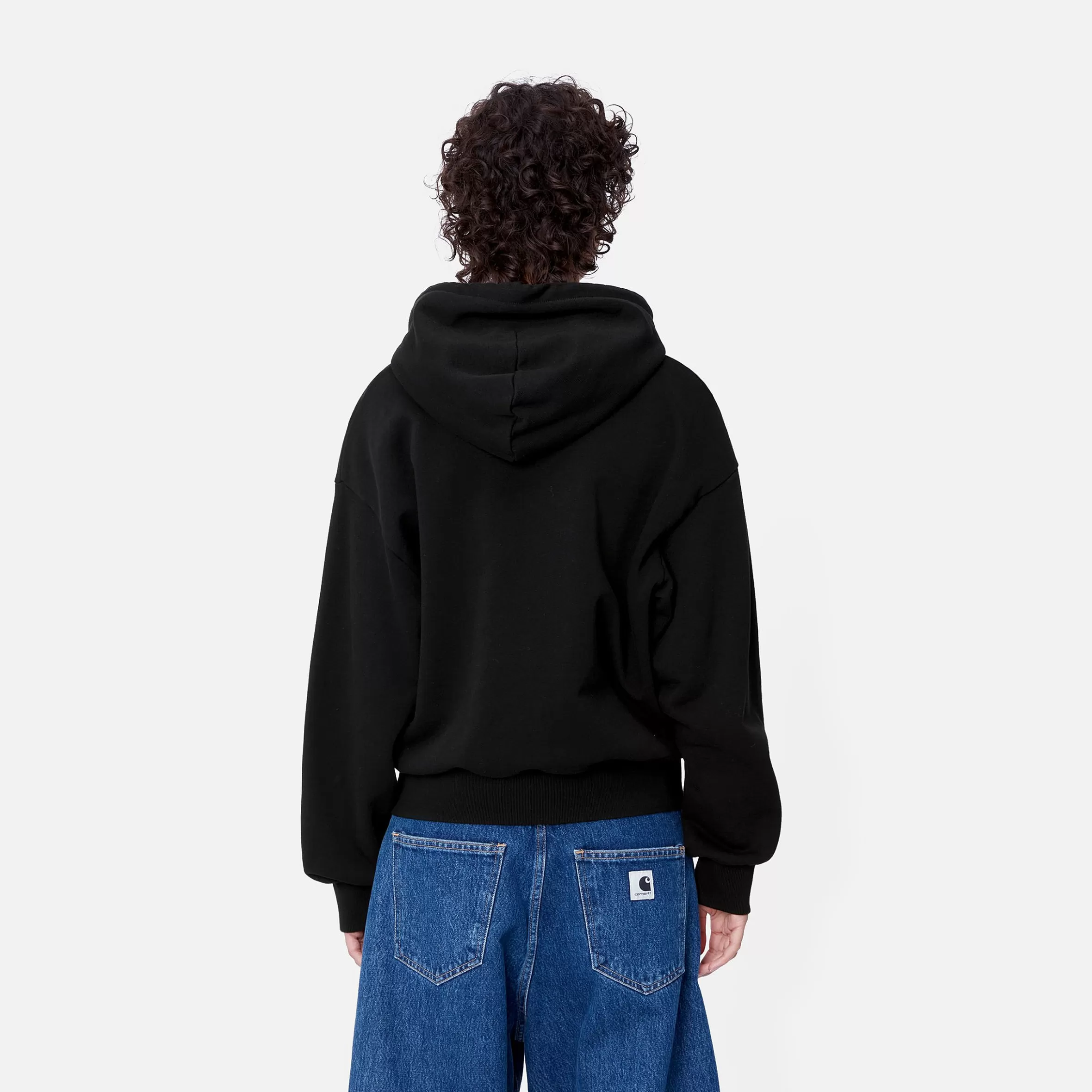 Sweats | Carhartt WIP W' Hooded Casey Sweatshirt Black / Silver