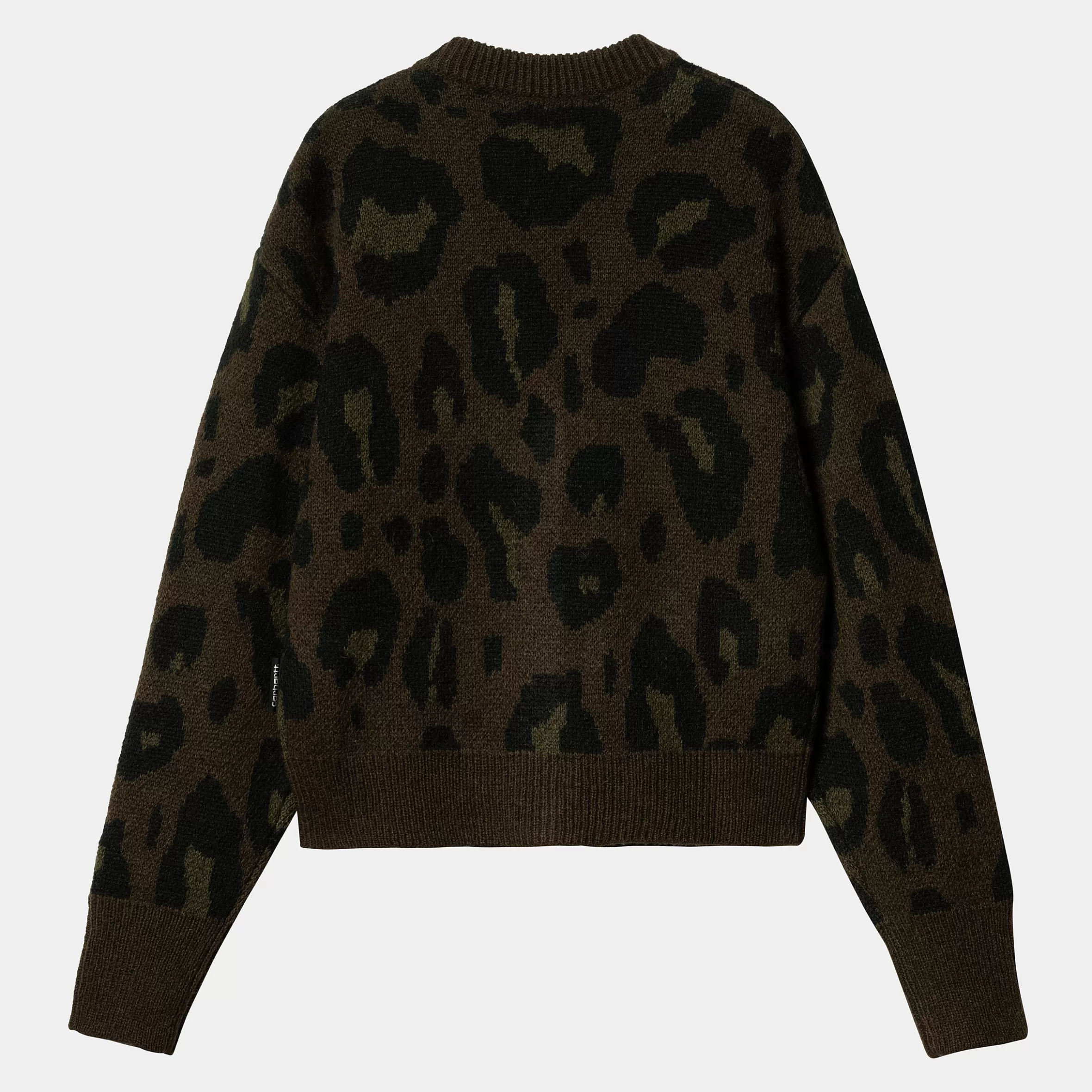 Malhas | Carhartt WIP W' Merton Cardigan Camo Leo Jacquard, Tamarind