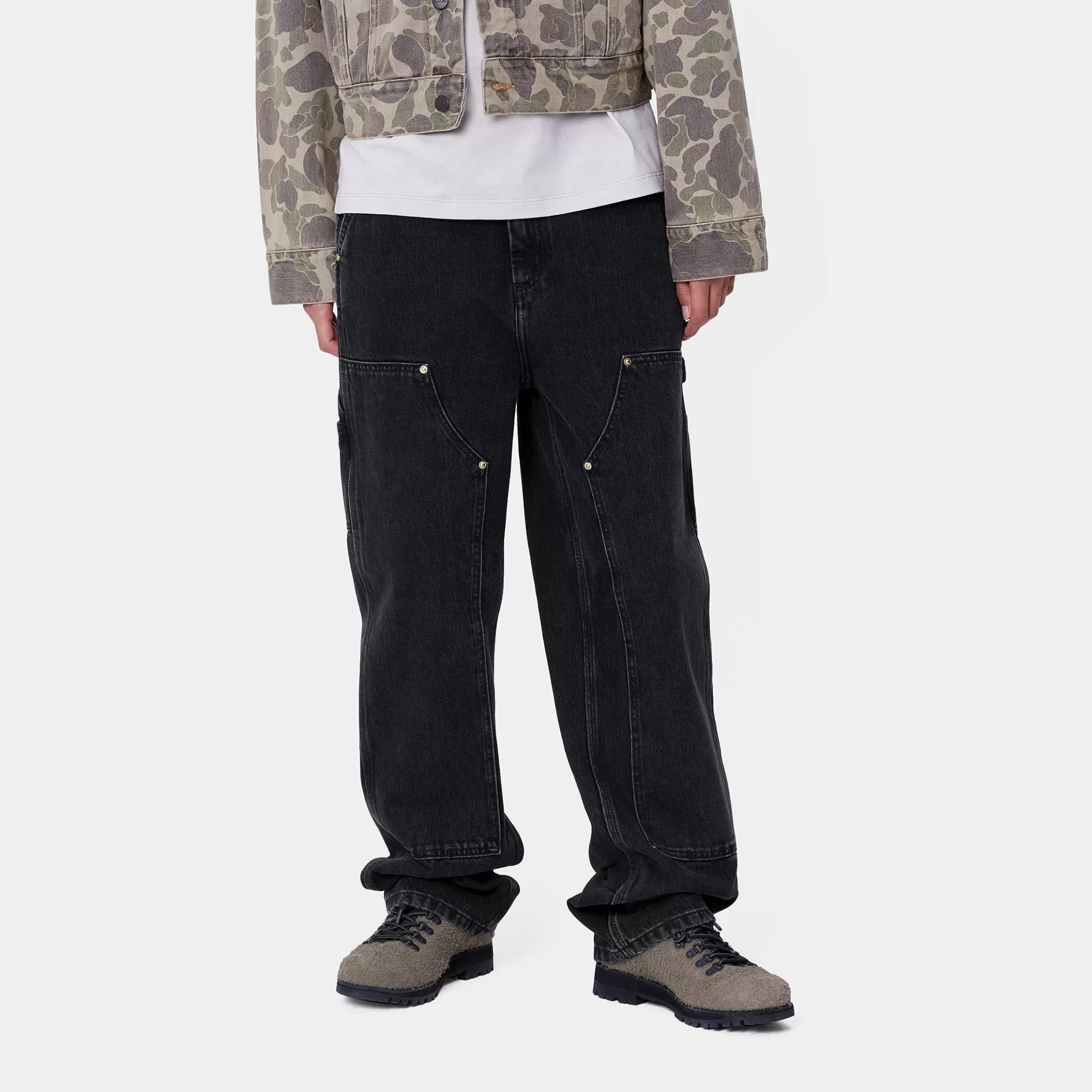 Calças | Carhartt WIP W' Nashua Double Knee Pant Black