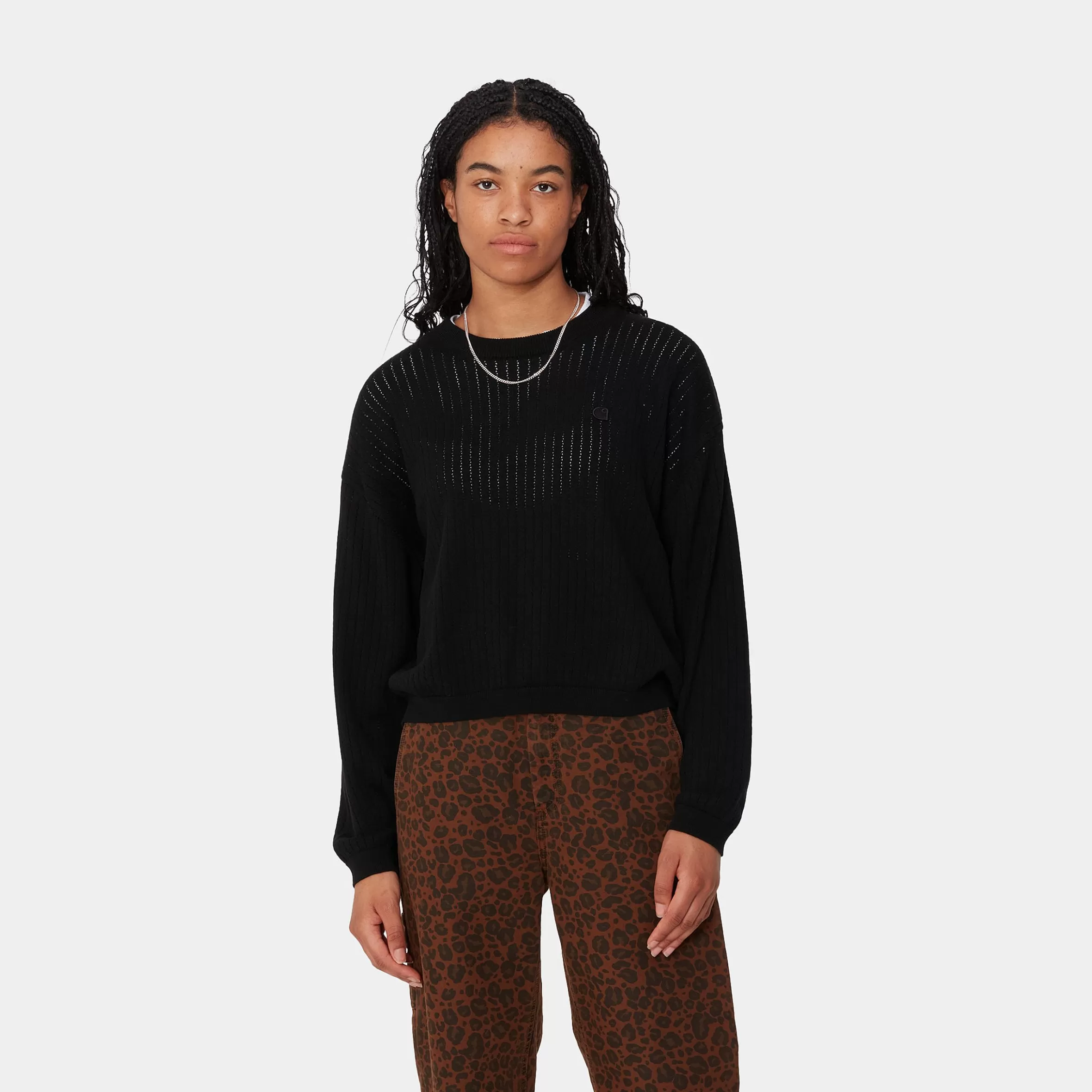 Malhas | Carhartt WIP W' Norlina Sweater Black