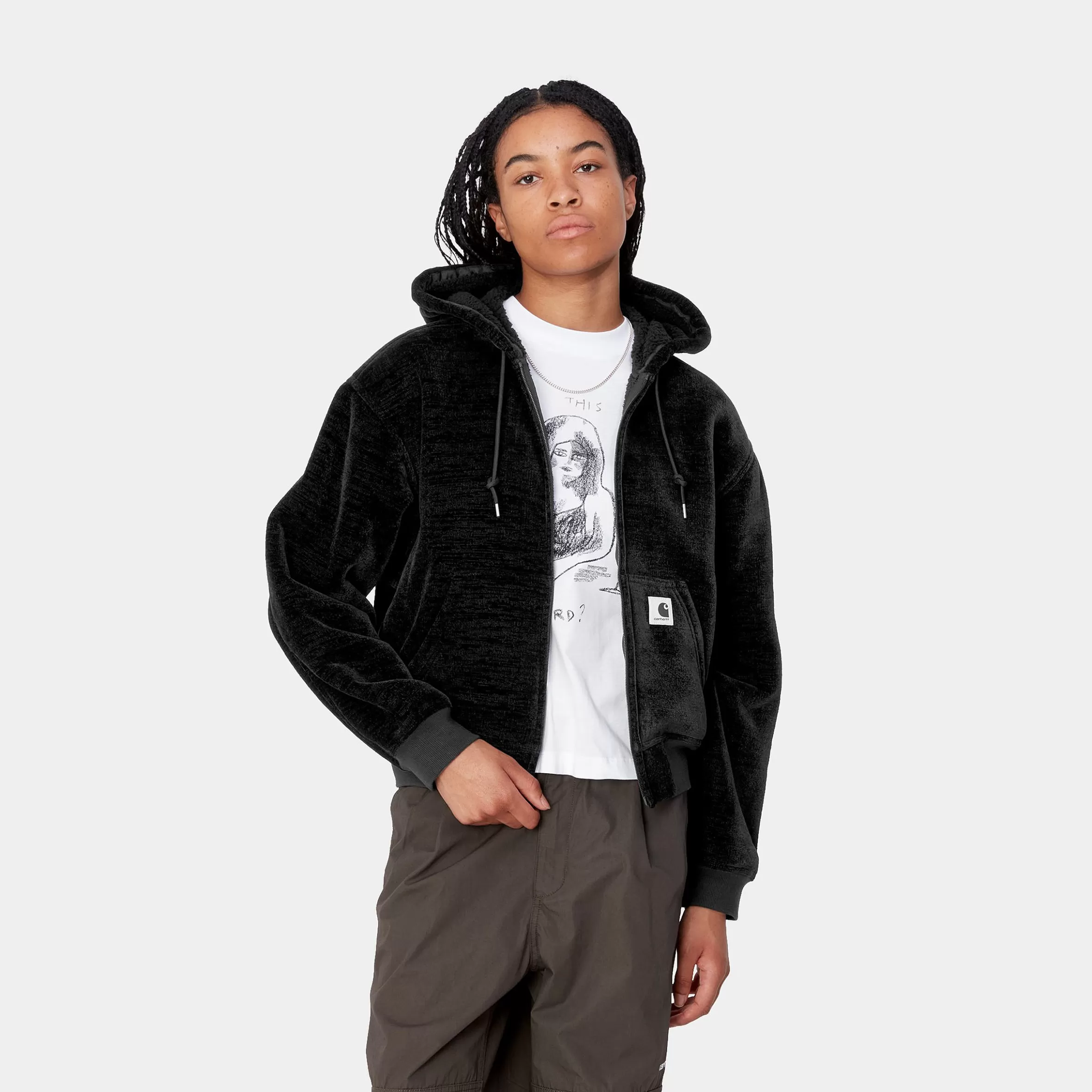 Blusões | Carhartt WIP W' OG Active Sweat Jacket Black