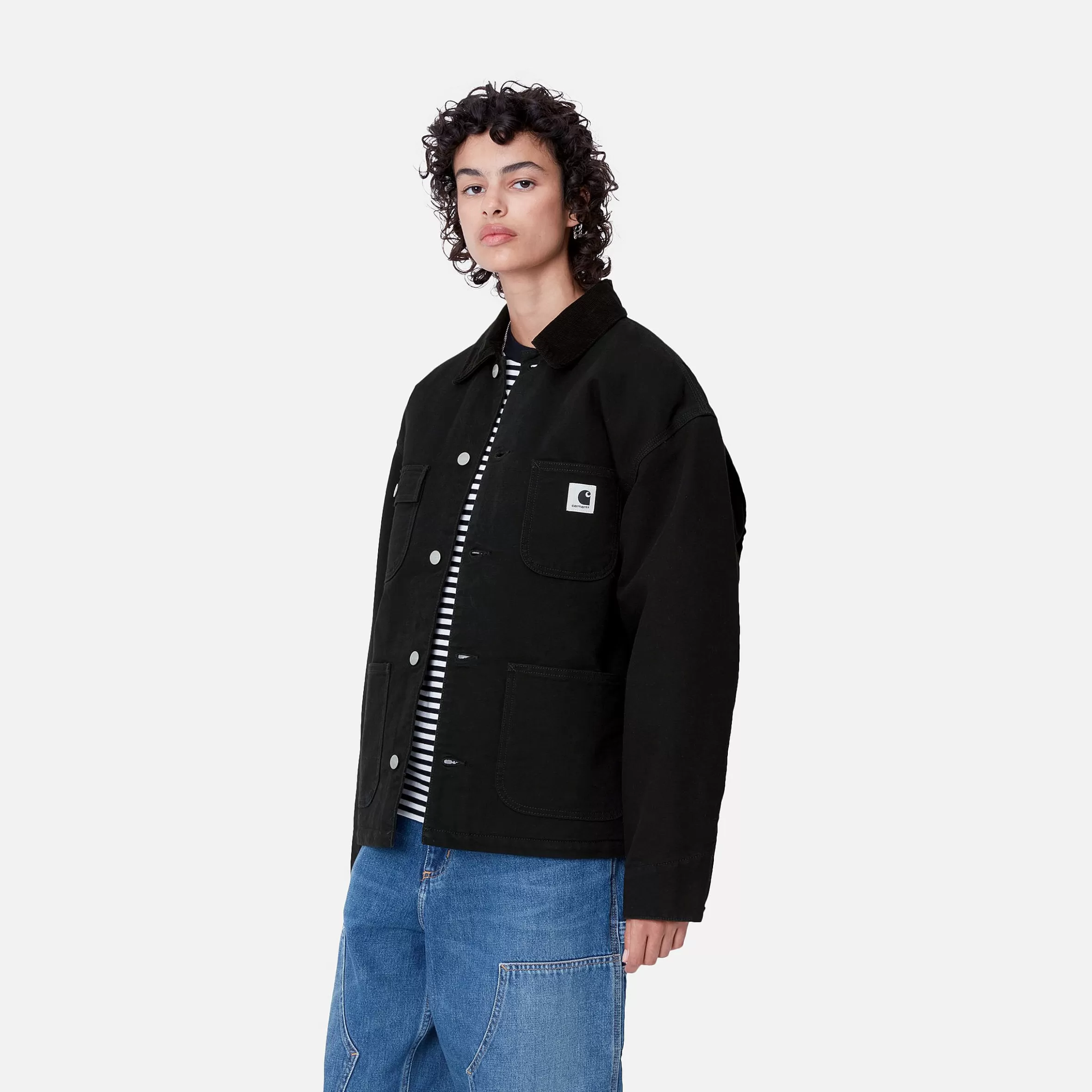 Blusões | Carhartt WIP W' OG Michigan Coat Black / Black