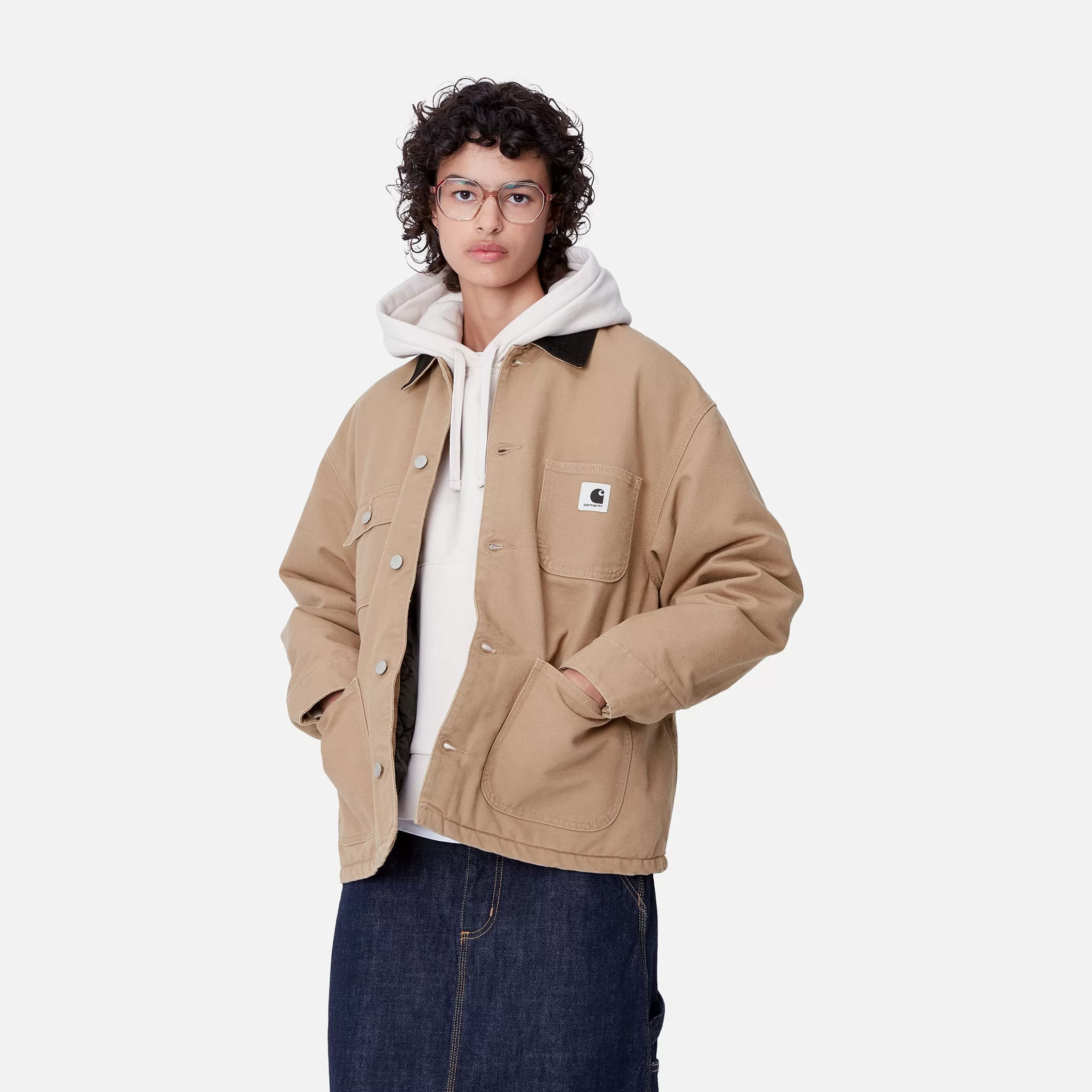 Blusões | Carhartt WIP W' OG Michigan Coat Peanut / Black