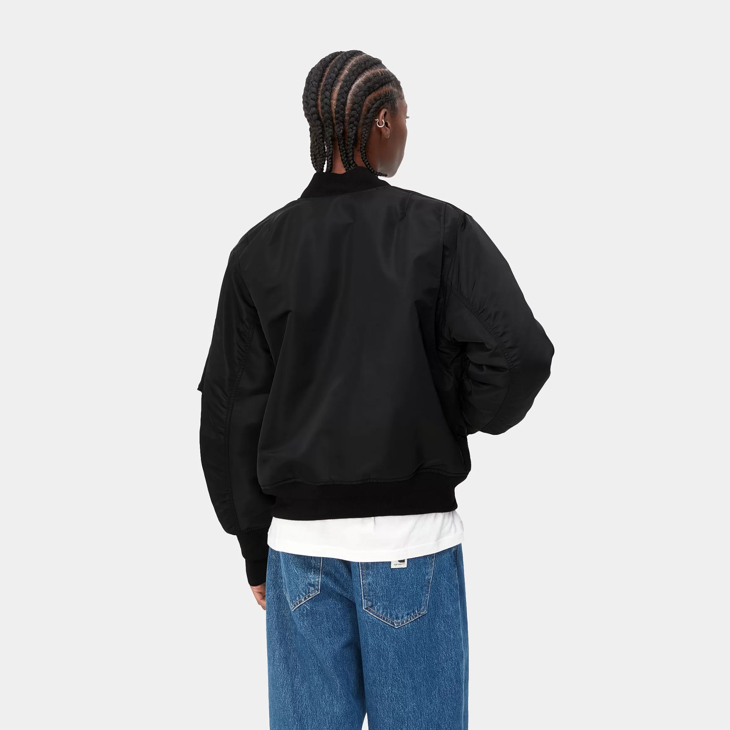 Blusões | Carhartt WIP W' Olten Bomber Black / Smoke Green