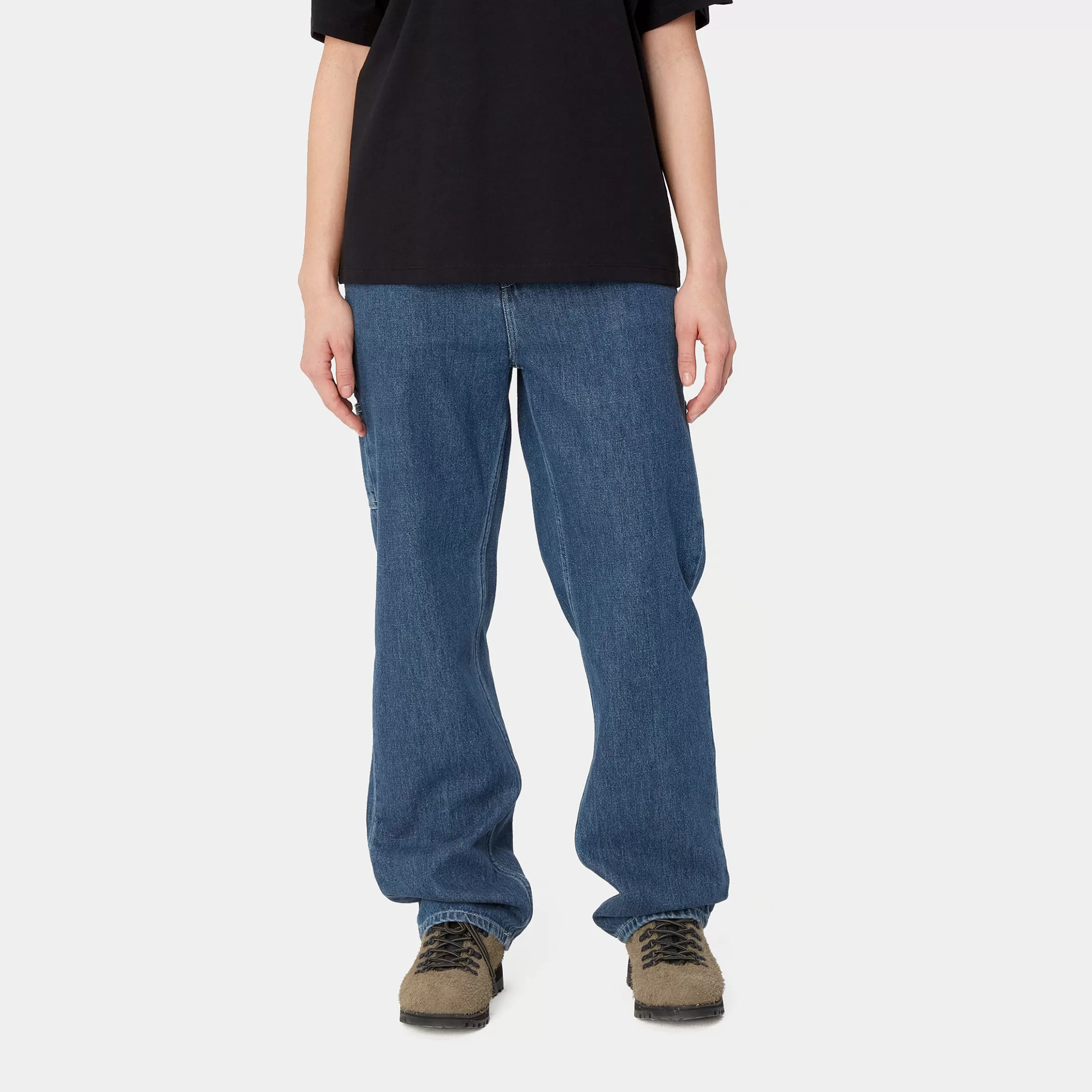 Ganga | Calças | Carhartt WIP W' Pierce Pant Straight Blue