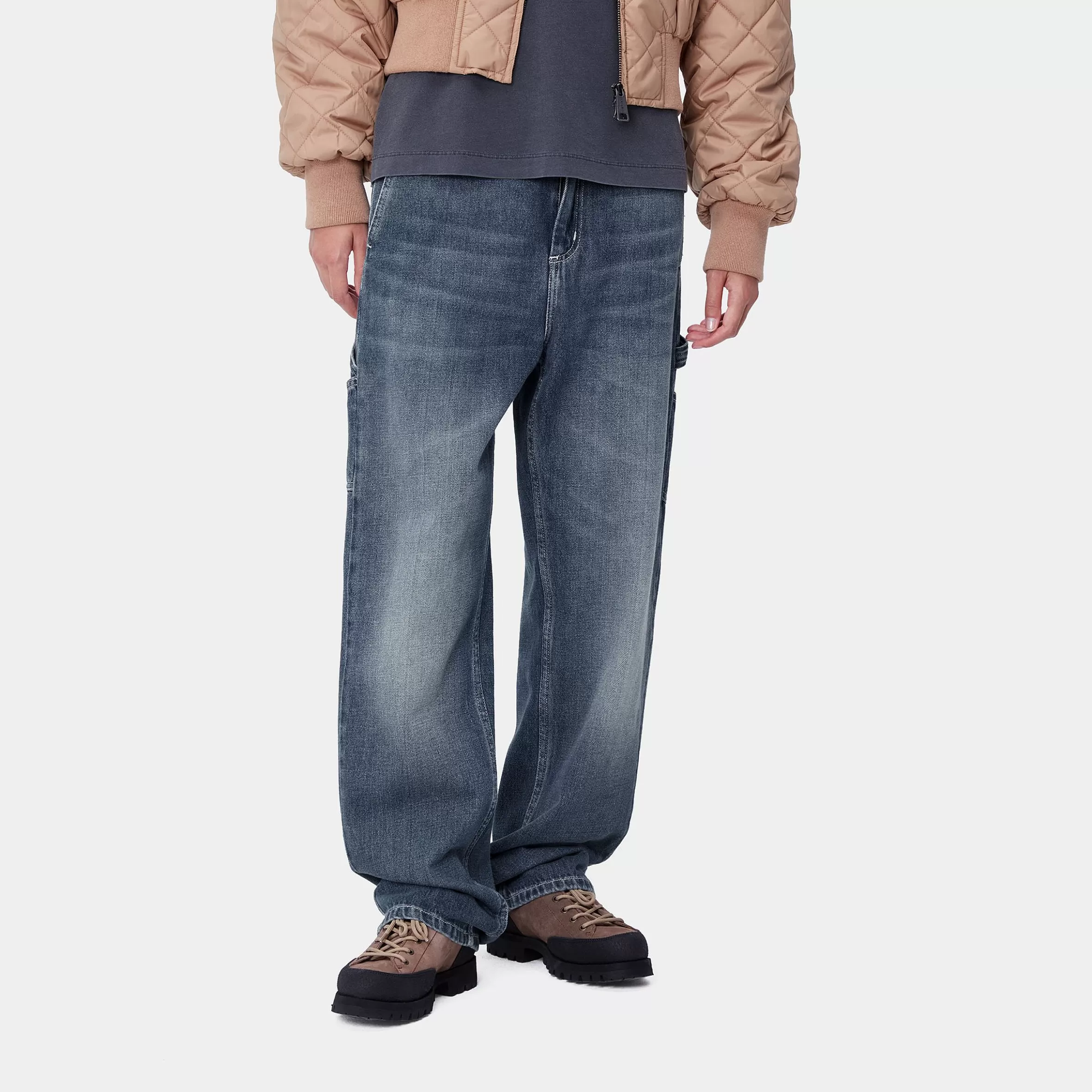 Ganga | Calças | Carhartt WIP W' Pierce Pant Straight Blue