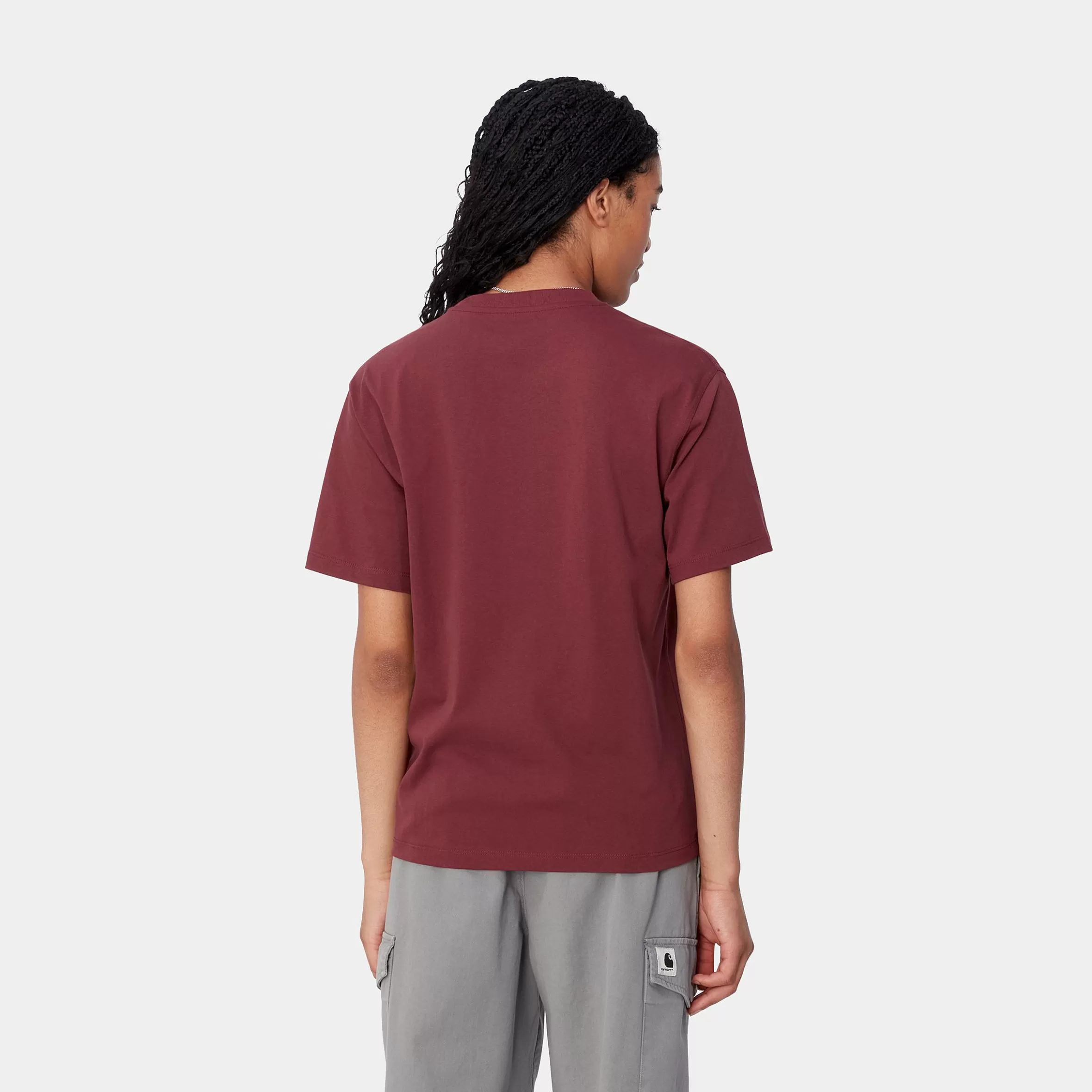 T-Shirts | Carhartt WIP W' S/S American Script T-Shirt Malbec