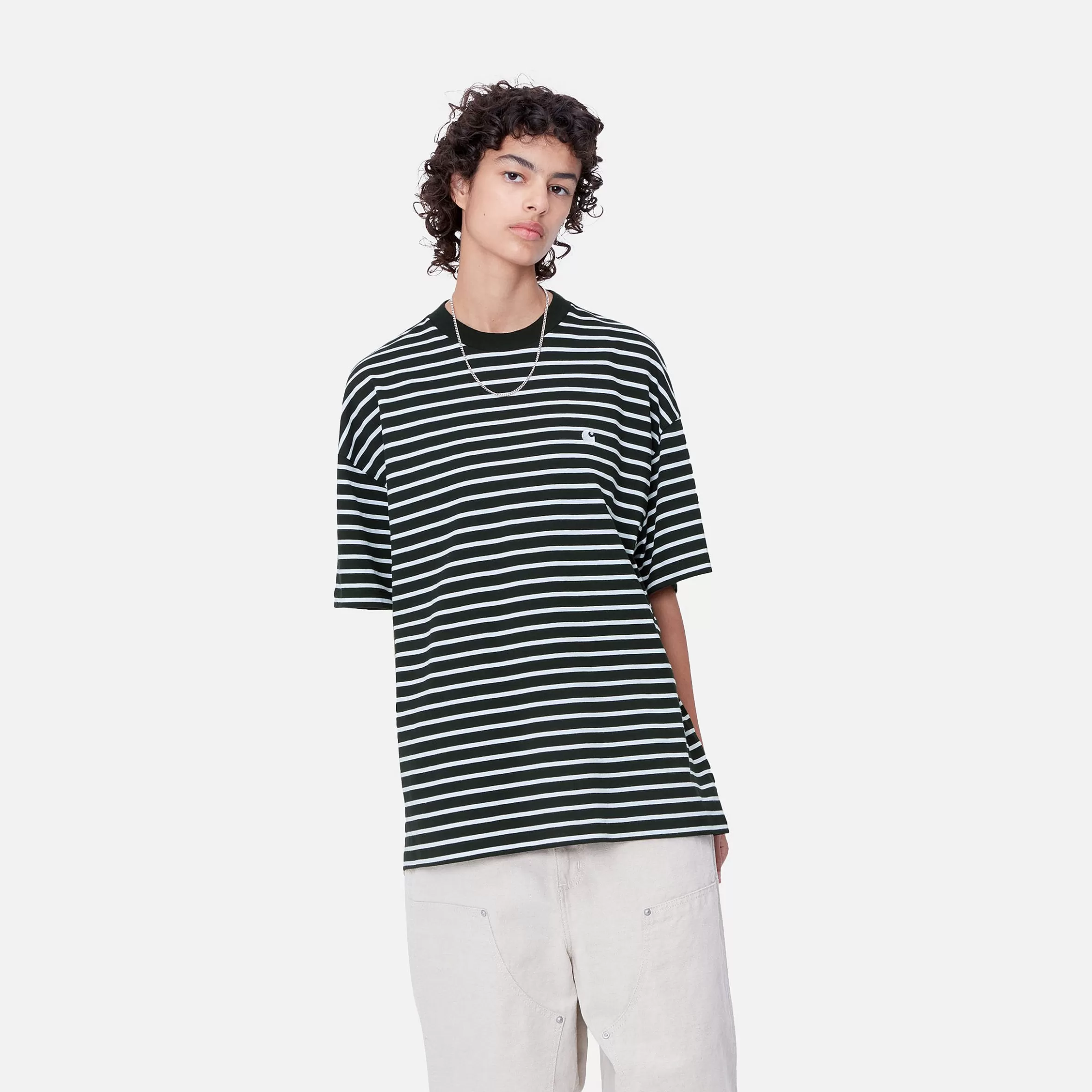 T-Shirts | Carhartt WIP W' S/S Bryna T-Shirt Bryna Stripe, Black / White