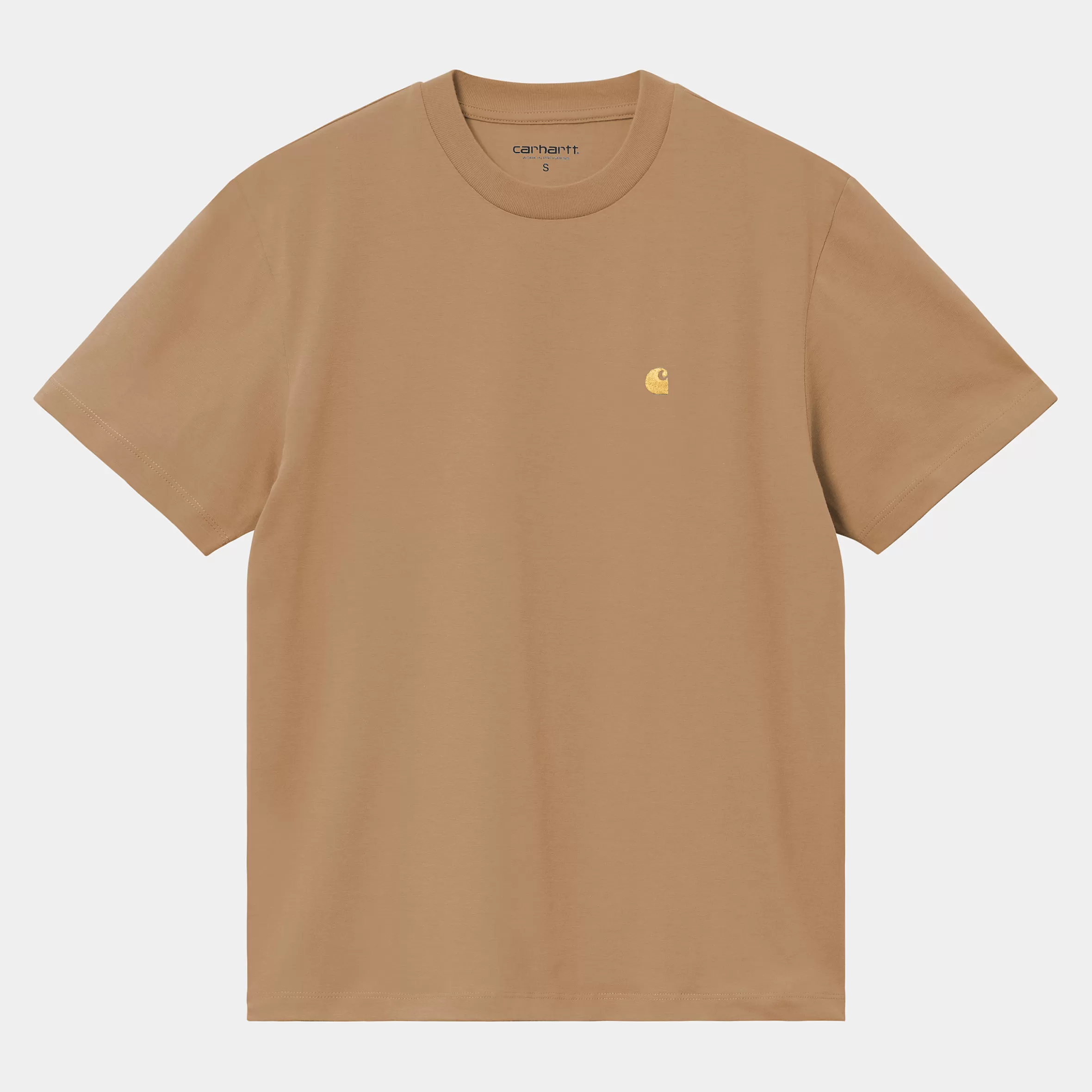 T-Shirts | Carhartt WIP W' S/S Chase T-Shirt Peanut / Gold