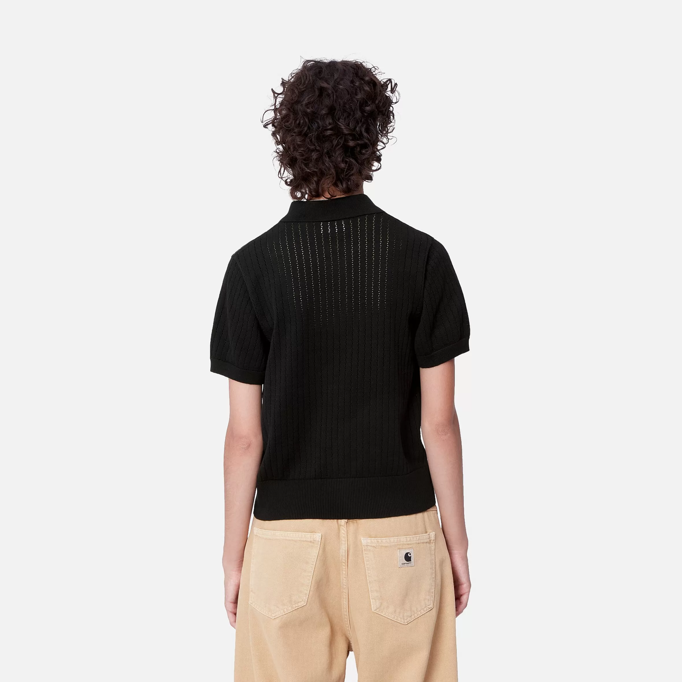 Malhas | Carhartt WIP W' S/S Norlina Polo Black