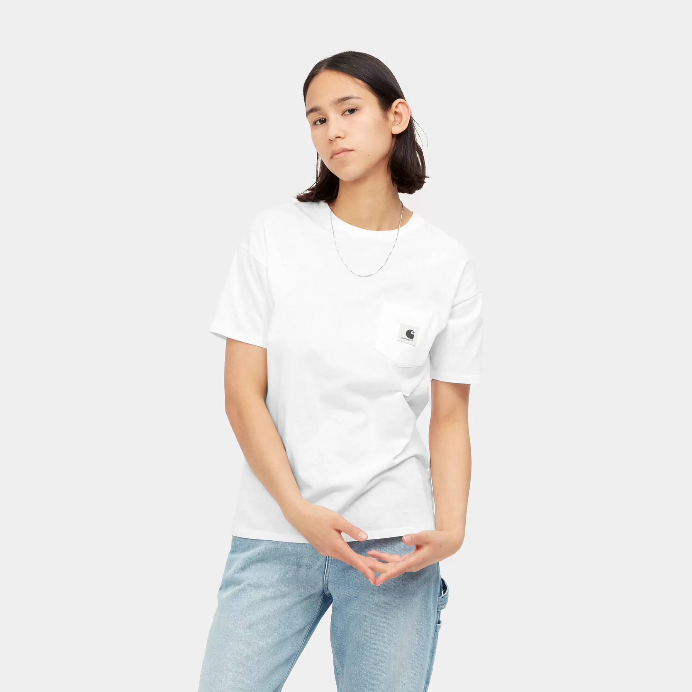 T-Shirts | Carhartt WIP W' S/S Pocket T-Shirt White